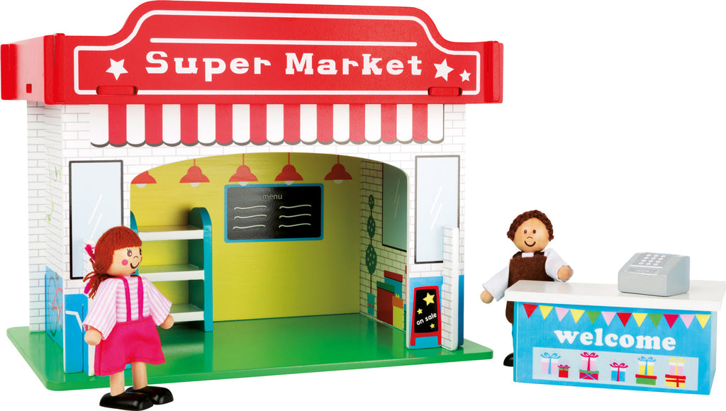 Puppenhäuser Puppenhäuser Spielen & Lernen Spielhaus Supermarkt Rear Image Last Season