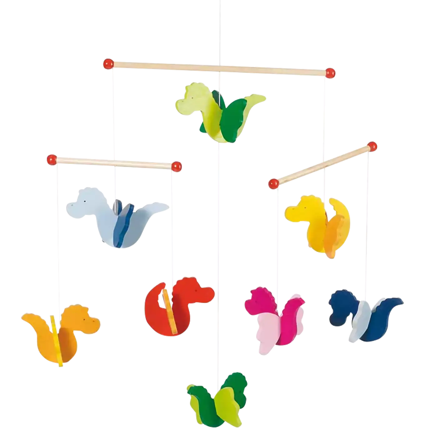Mobiles Babyspielzeuge Spielen & Lernen Mobile Drachen Goki Front Image Open Box