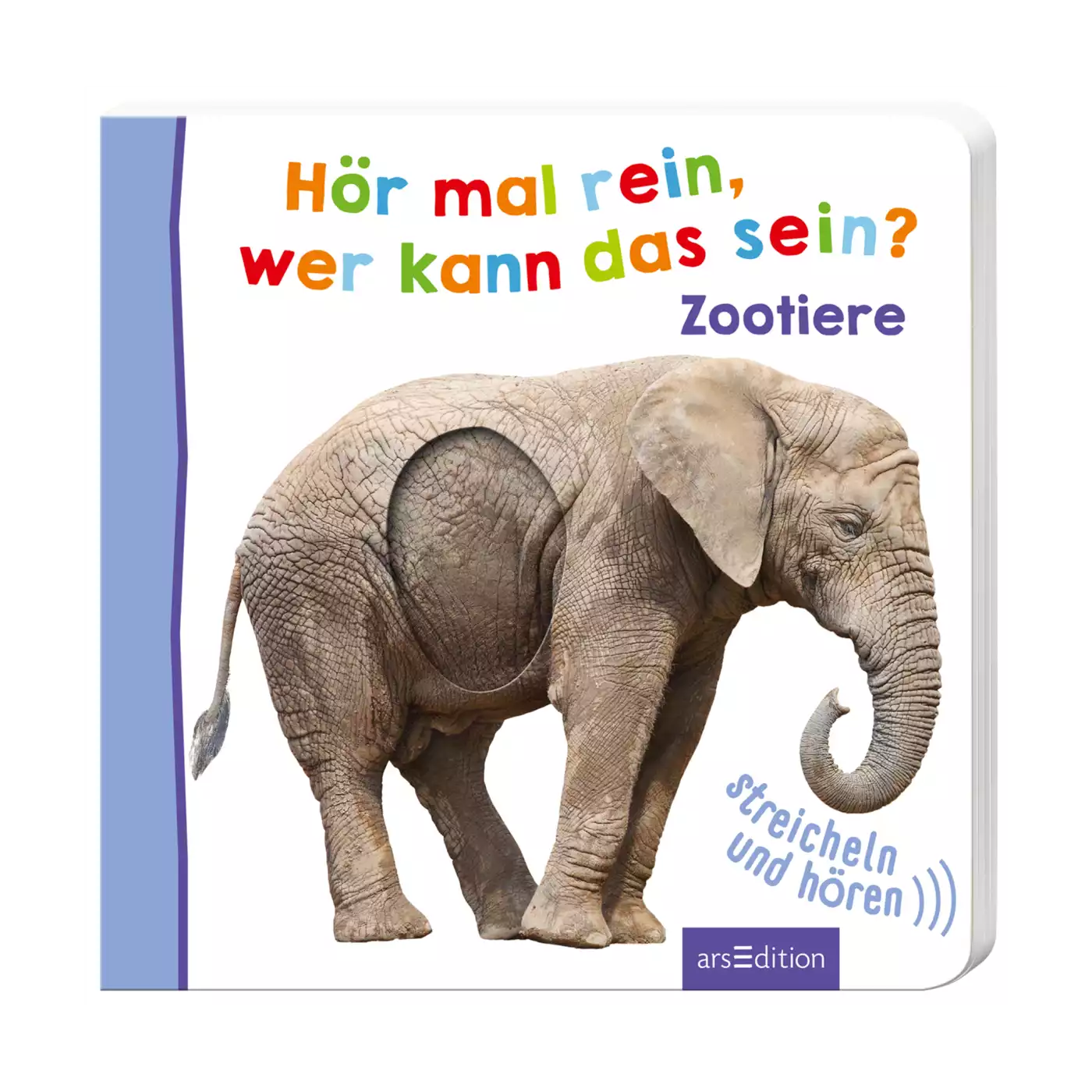 Hör mal rein, wer kann das sein? Zootiere arsEdition Front Image Open Box