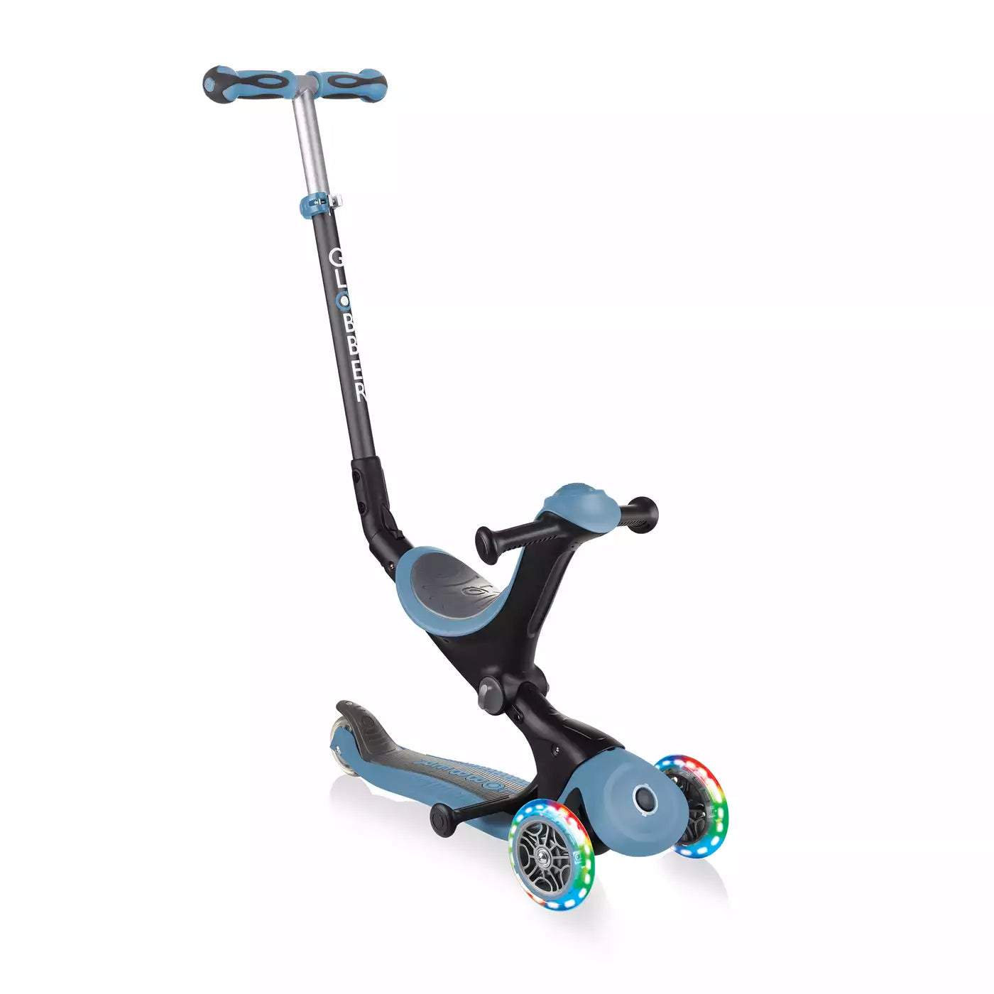 Roller Roller Fahrräder & Fahrzeuge Go Up Deluxe Lights 3-in-1 Globber Front Image Open Box