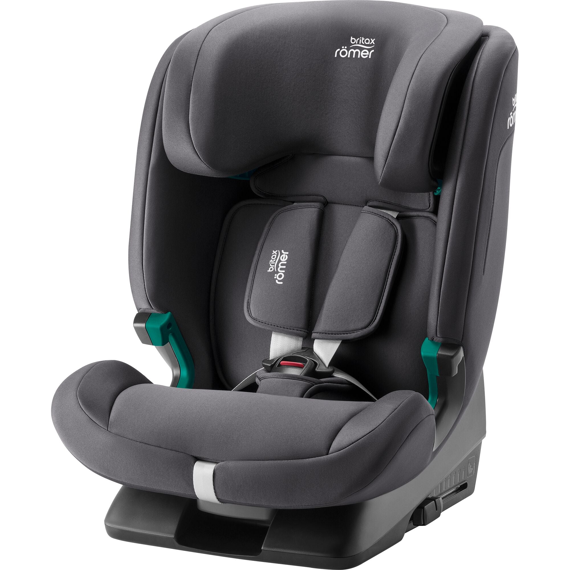 Kindersitze Kindersitze, Babyschalen & Zubehör Unterwegs EVOLVAFIX Midnight Grey Britax Römer Front Image Open Box