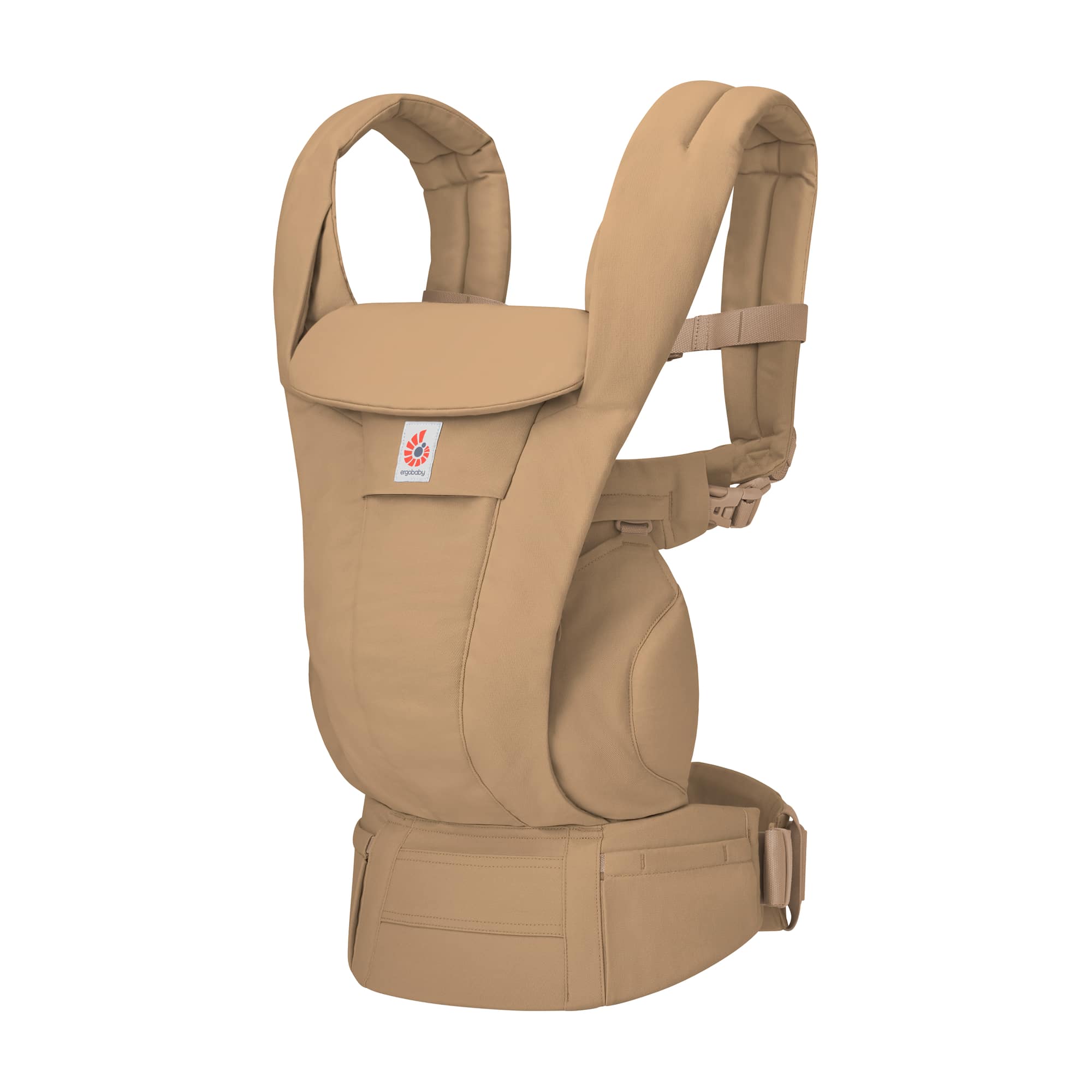 Omni Deluxe Cotton - Camel Ergobaby  Front Image Open Box