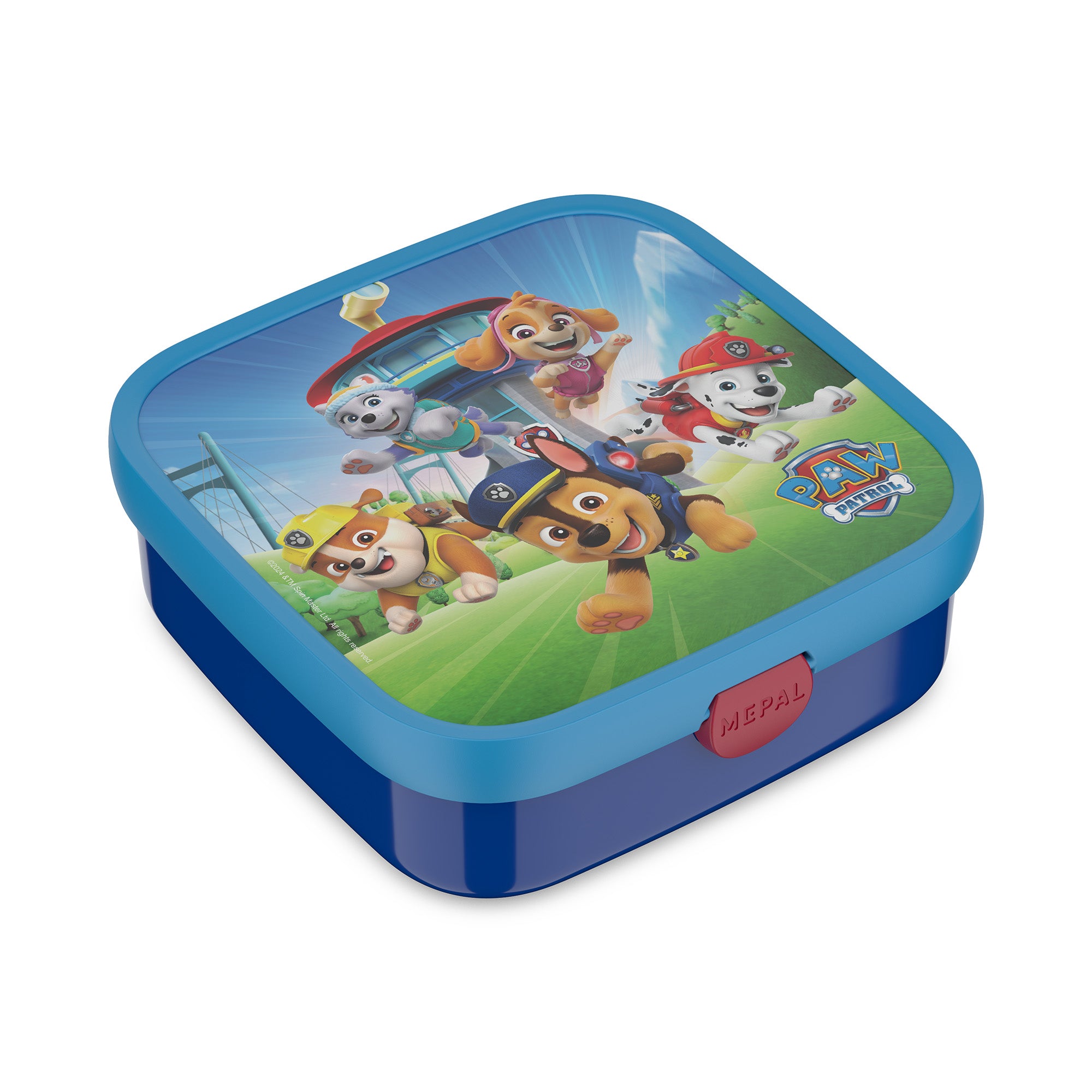 Bento Brotdose campus groß - paw Mepal  Front Image Open Box