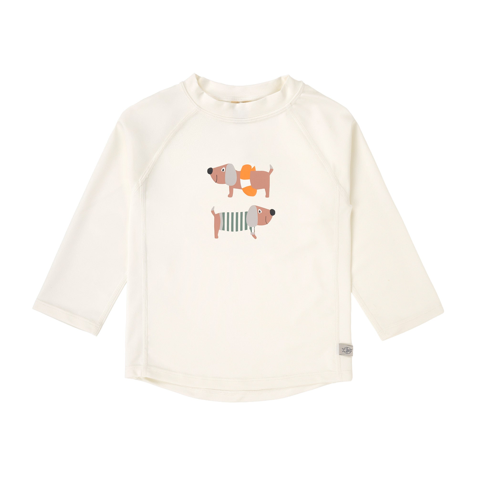 Long Sleeve Rashg Beach Dog offwhite Lässig Front Image Open Box