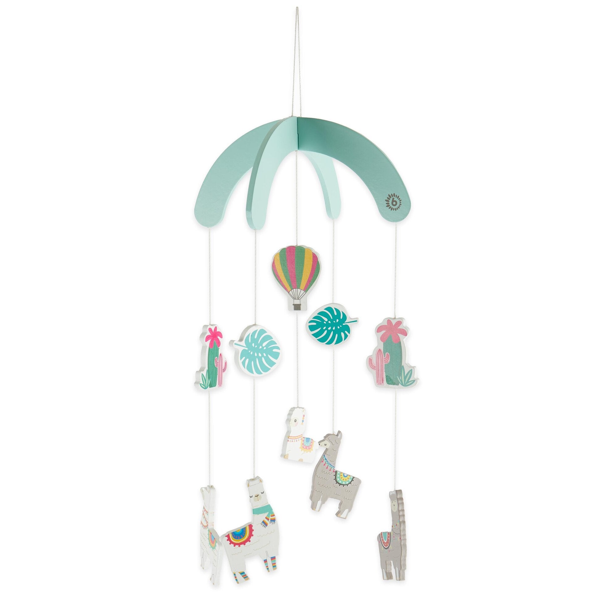 Mobiles Babyspielzeuge Spielen & Lernen Holzmobile Lama Bieco Front Image Open Box