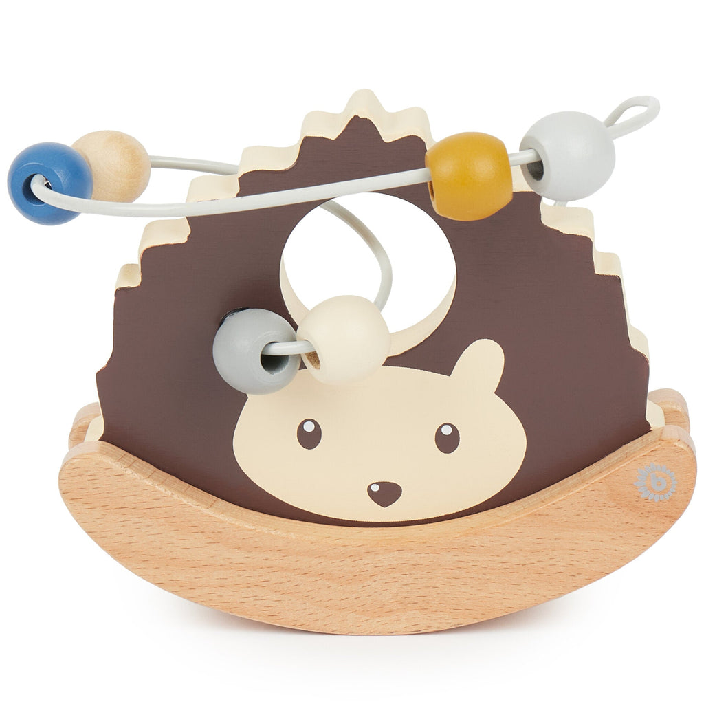 Motorikspielzeug Babyspielzeuge Spielen & Lernen Motorikschleife mit Wippe Igel # Bieco Front Image Open Box