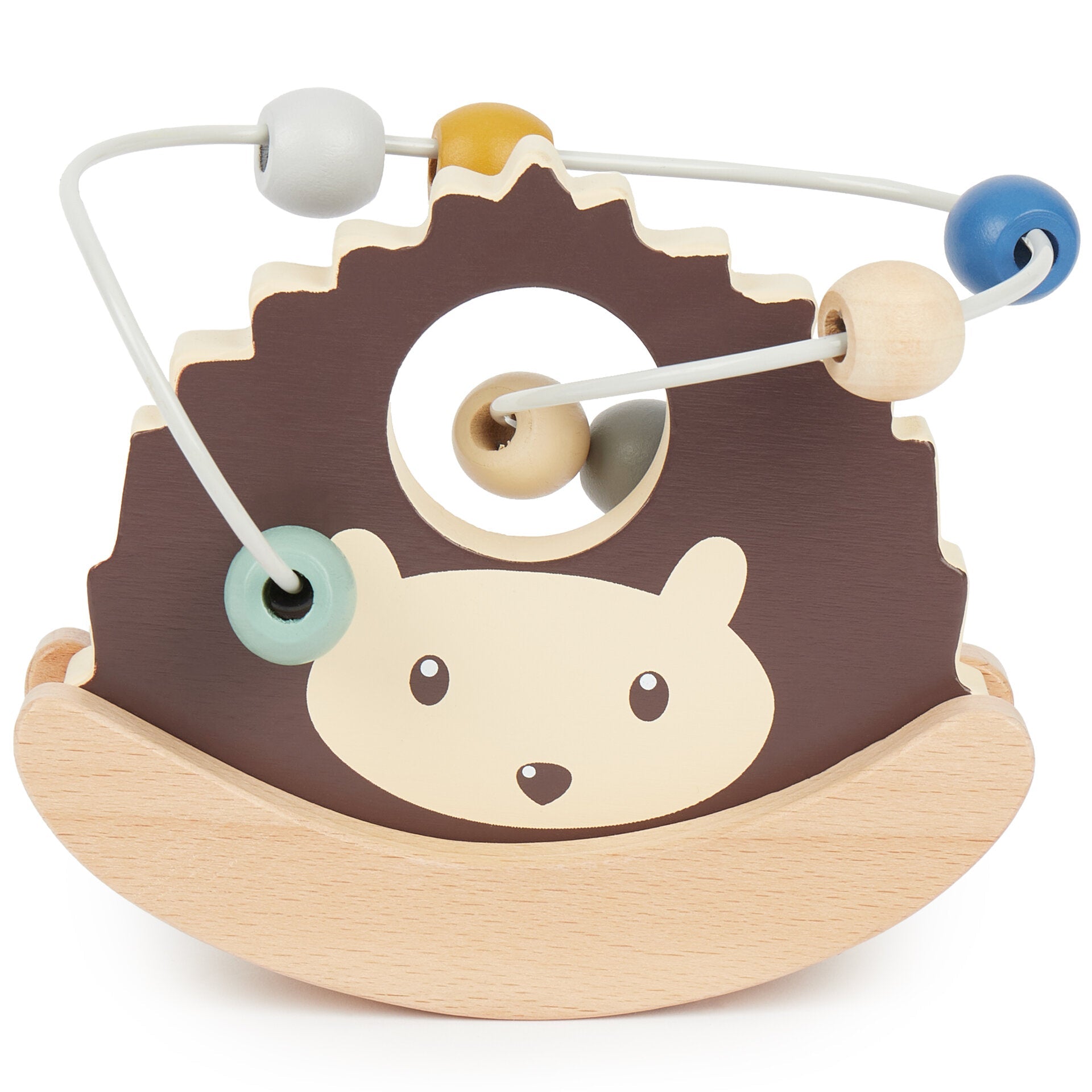 Motorikspielzeug Babyspielzeuge Spielen & Lernen Motorikschleife mit Wippe Igel # Bieco Label Image Open Box