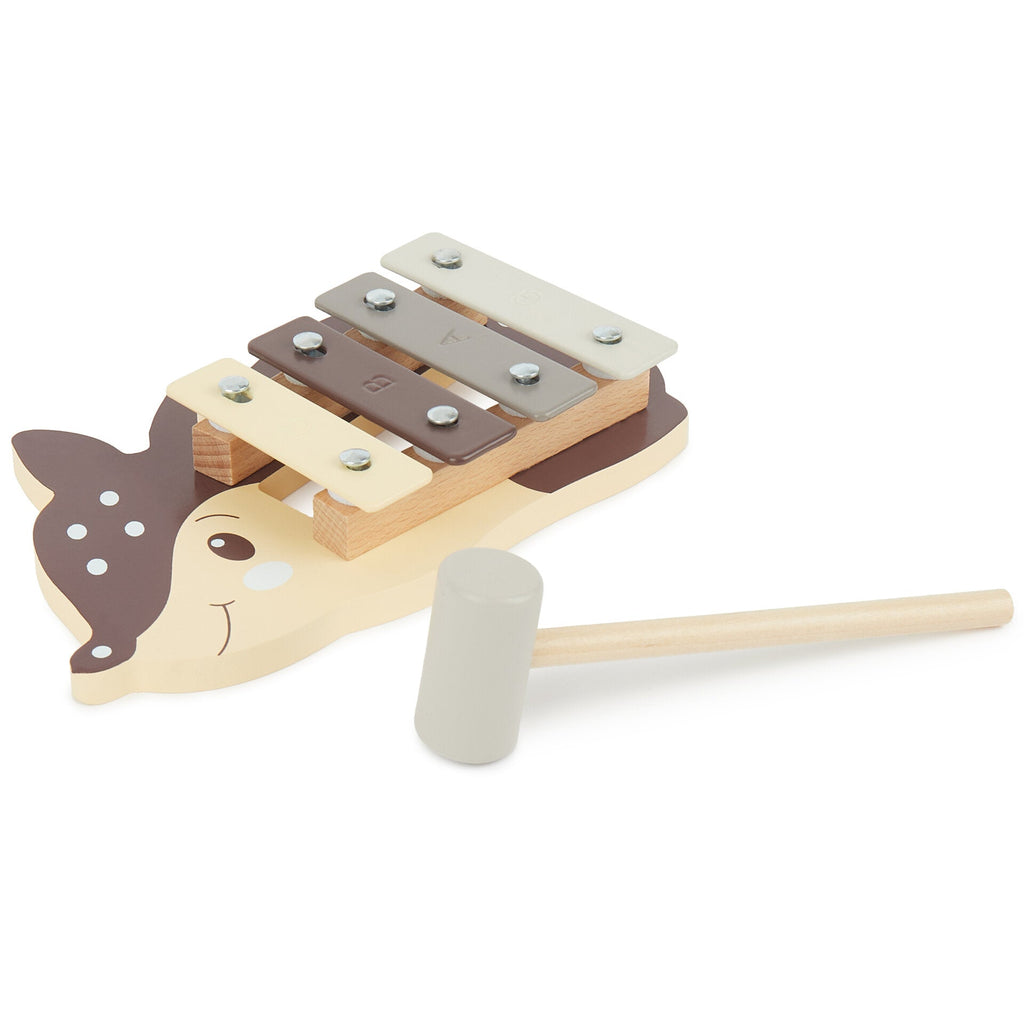 Xylophone Musikinstrumente Spielen & Lernen Mini Xylophon Reh Bieco Front Image Open Box