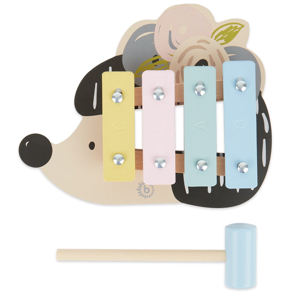 Xylophone Musikinstrumente Spielen & Lernen Mini Xylophon Igel Bieco Front Image Open Box