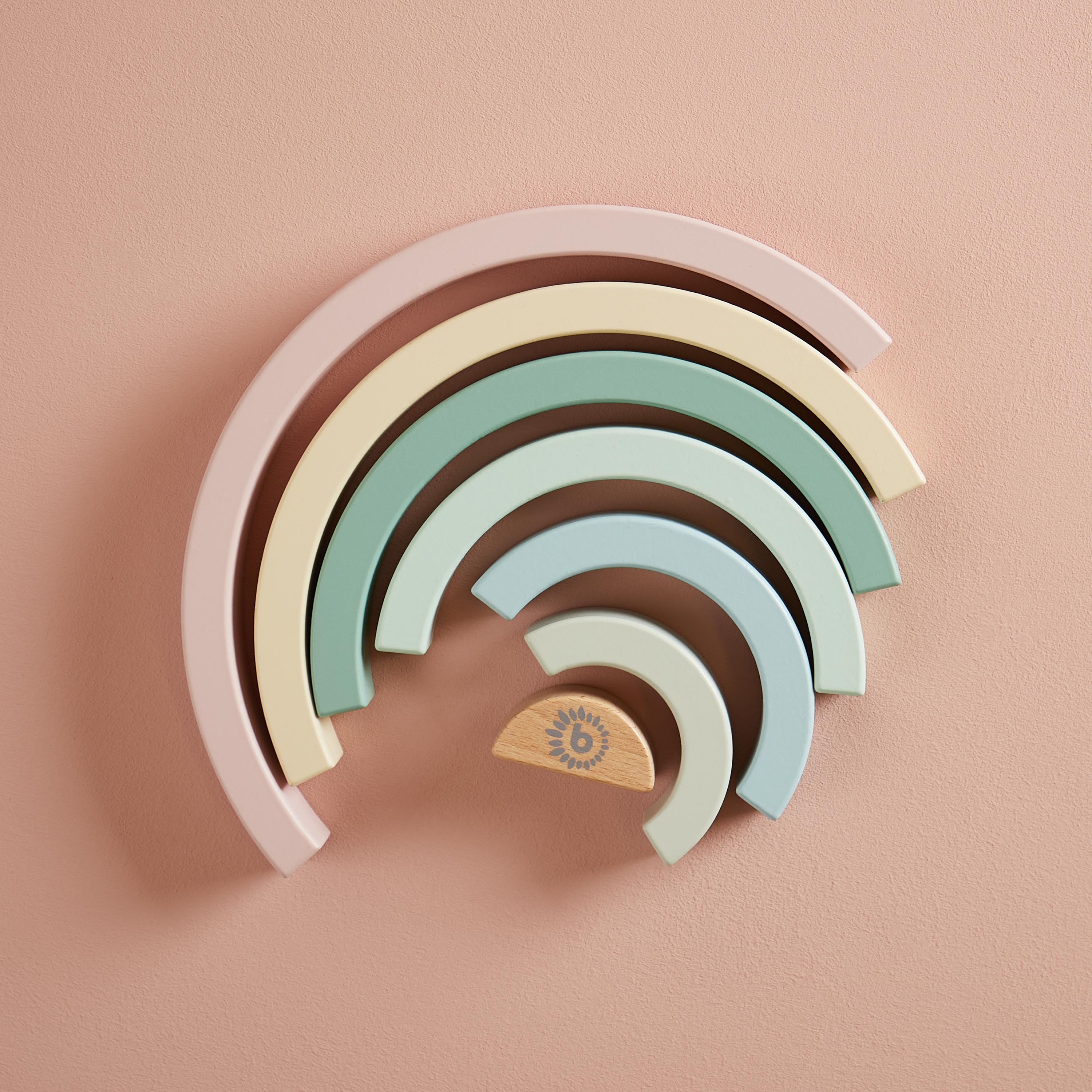 Bieco Regenbogen Rose Onesize