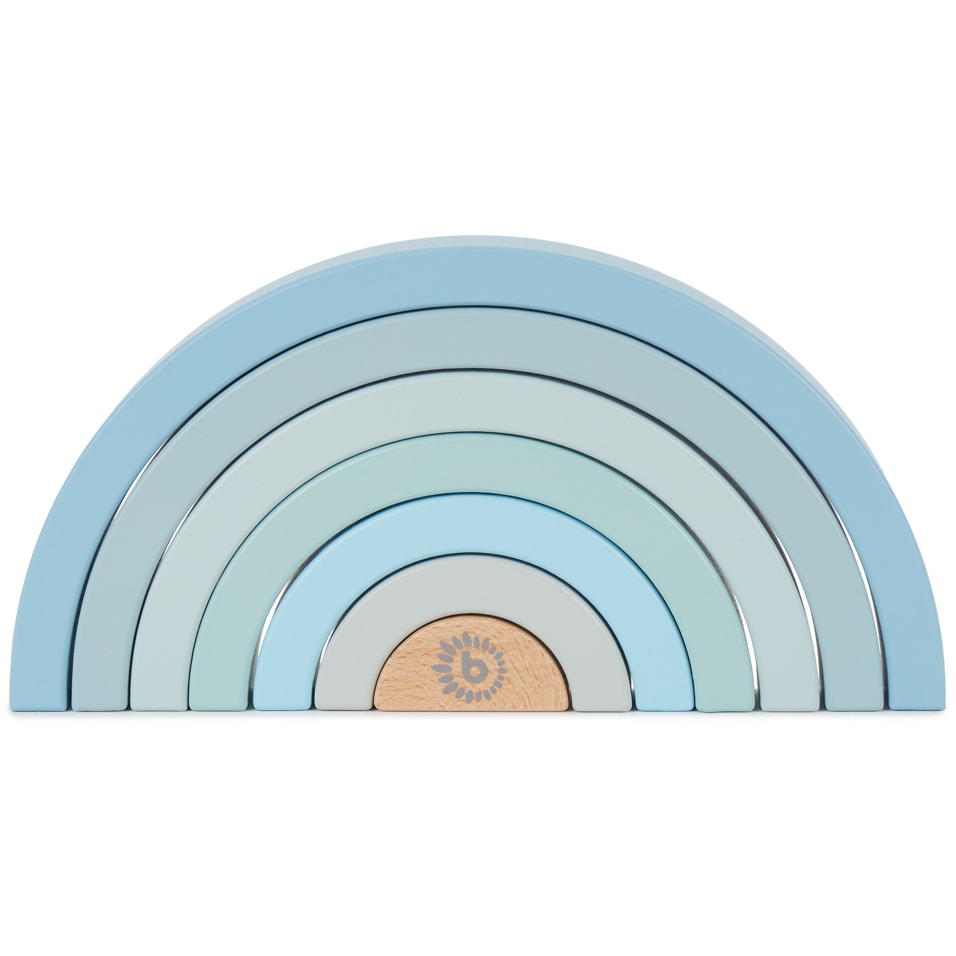 Regenbogen blau Bieco Rear Image Open Box