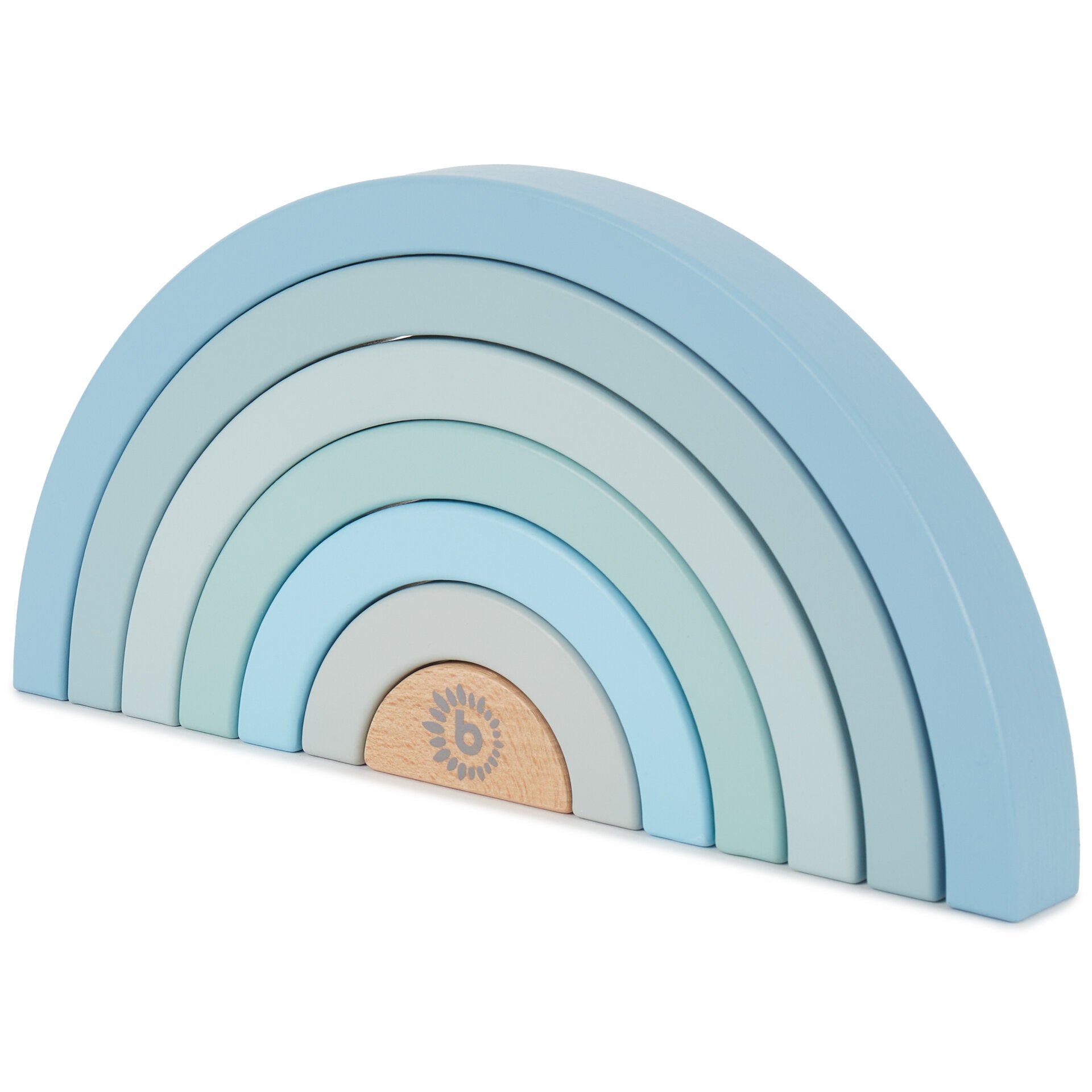 Regenbogen blau Bieco Front Image Open Box