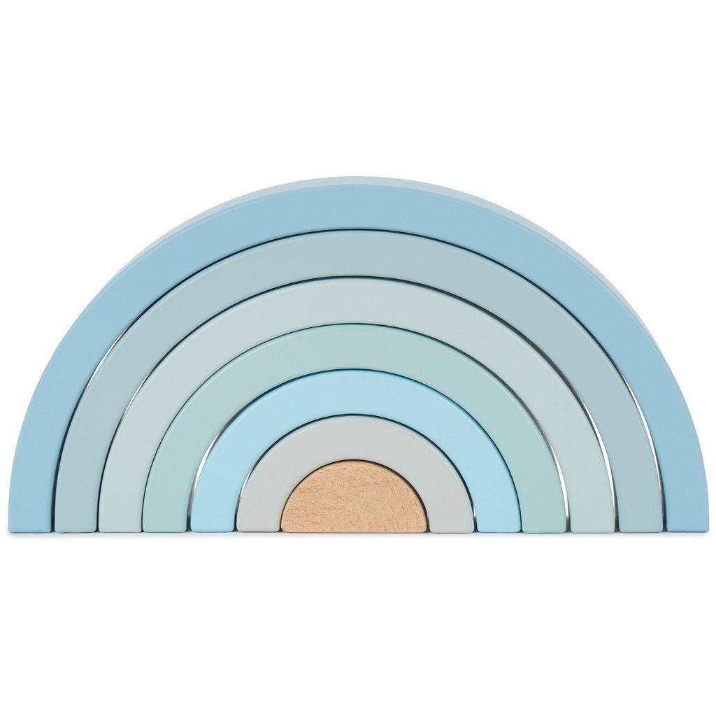 Regenbogen blau Bieco Label Image Open Box