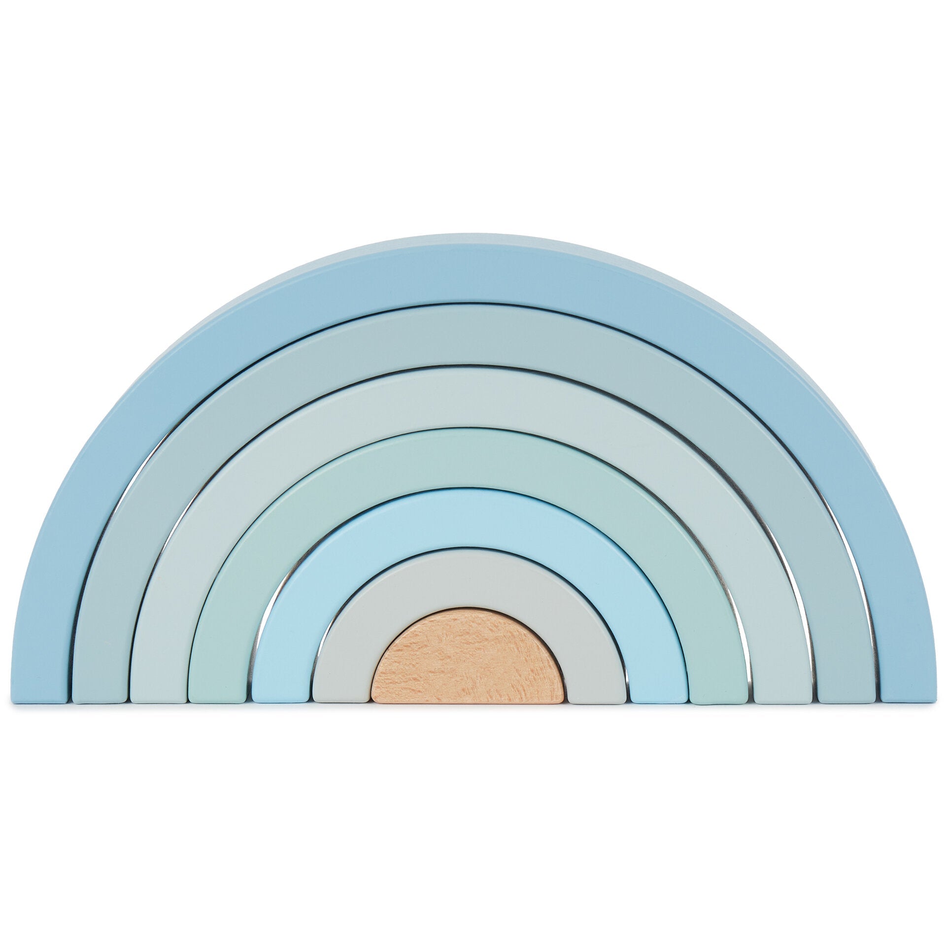 Regenbogen blau Bieco Label Image Open Box