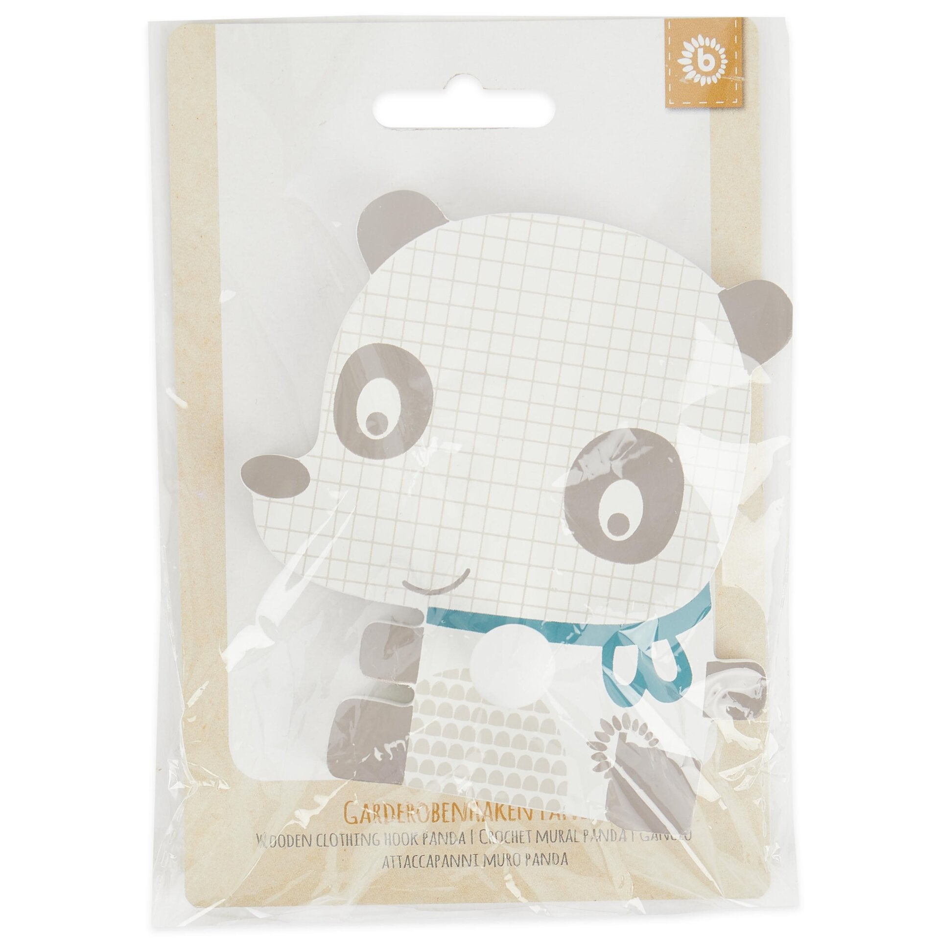 Garderoben Aufbewarung Wohnen & Kinderzimmer Wandhaken Panda # Bieco 24850011_1_7.jpg Open Box