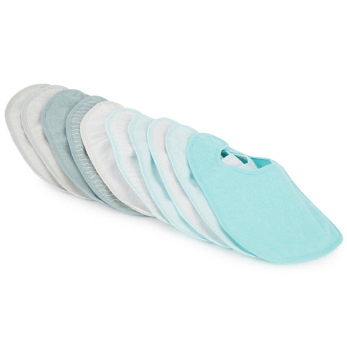 10er Set Lätzchen teal/slate Bieco Rear Image Open Box