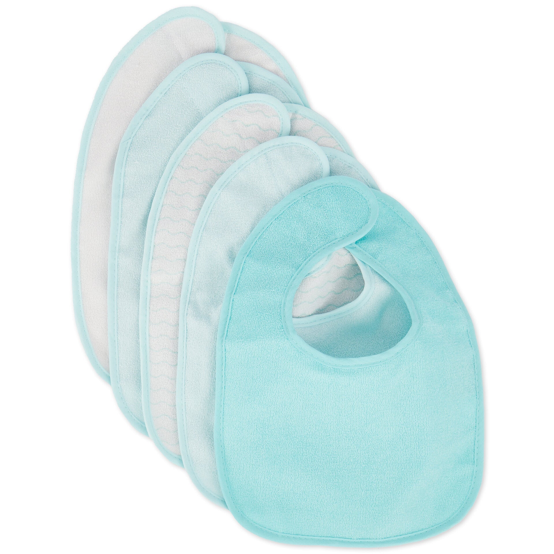 5er Set Lätzchen teal Bieco Rear Image Open Box