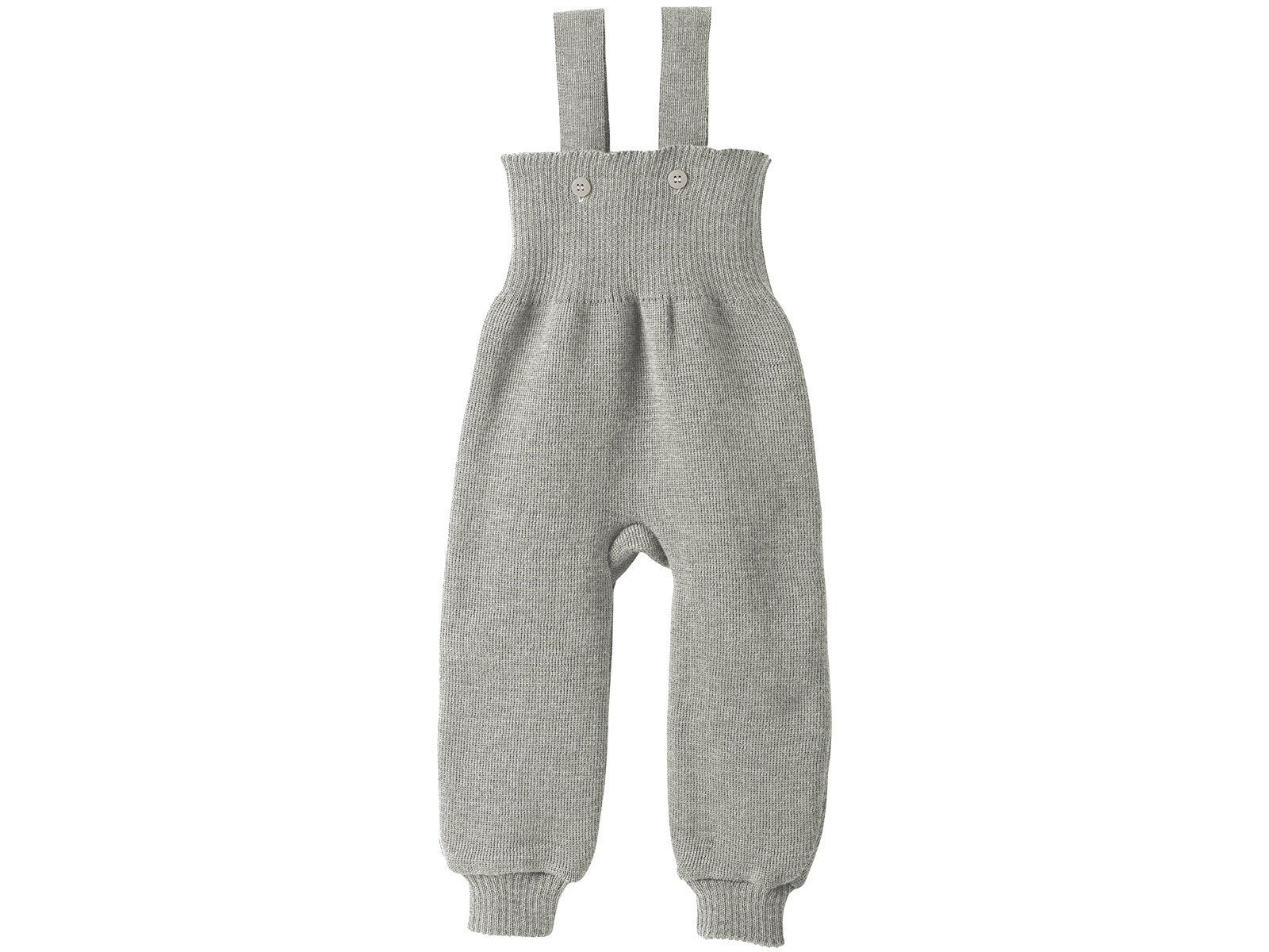 Strickhosen Hosen & Jeans Kleidung Babyhose mit Trägern hellgrau° Disana Front Image Last Season