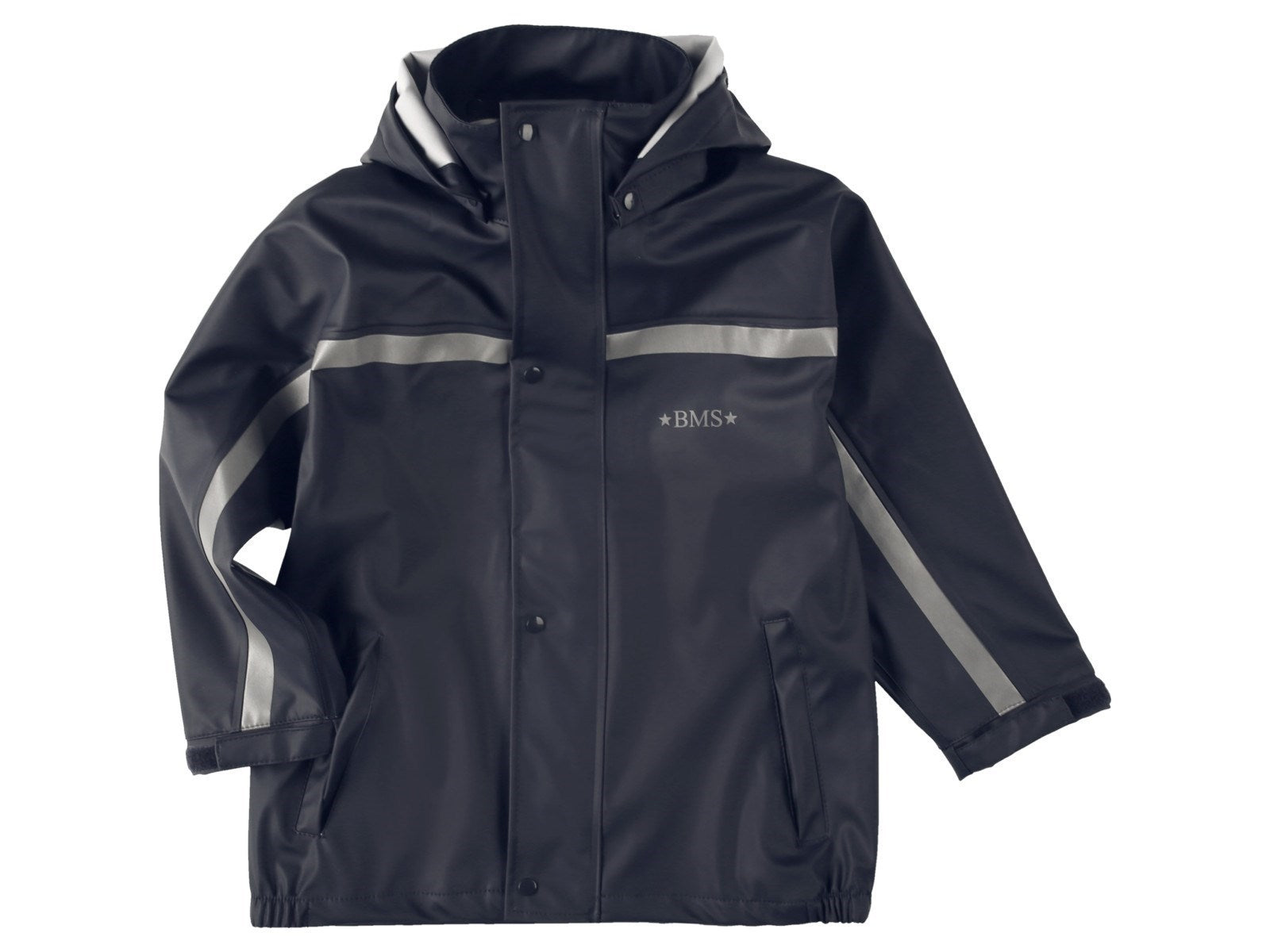 Regenjacken Regenkleidung Kleidung Buddeljacke "Räuberwald" SoftSkin marine BMS Front Image Last Season