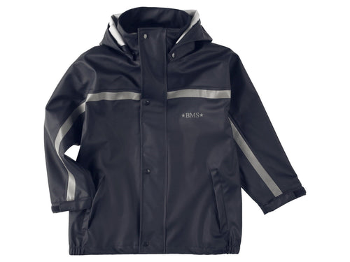Regenjacken Regenkleidung Kleidung Buddeljacke "Räuberwald" SoftSkin marine BMS Front Image Last Season