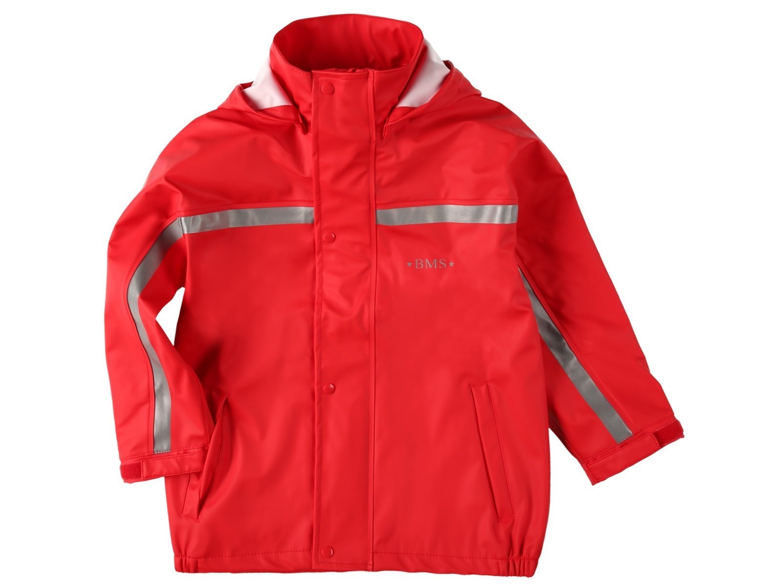 Regenjacken Regenkleidung Kleidung Buddeljacke "Räuberwald" SoftSkin rot BMS Front Image Last Season