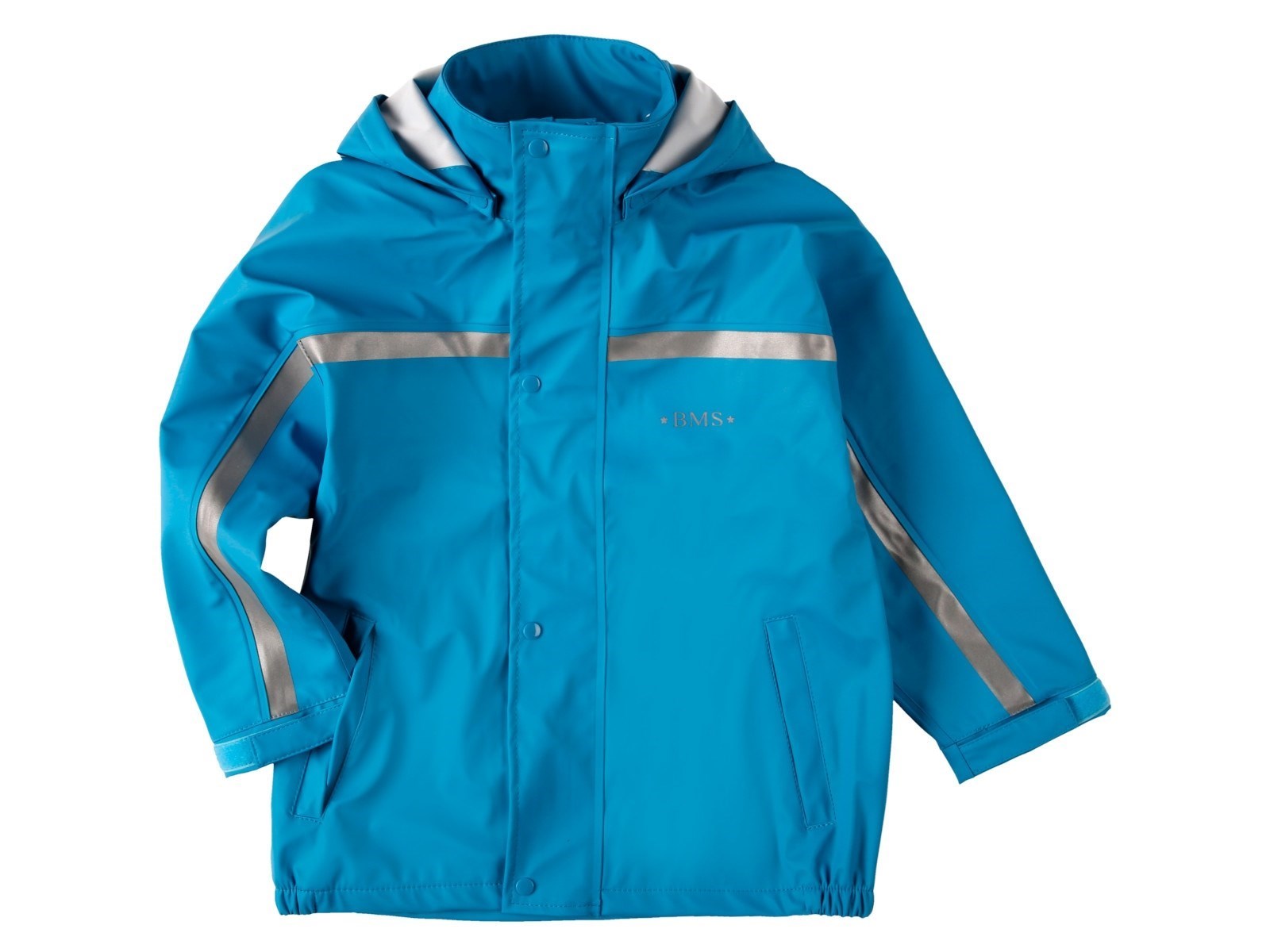 Regenjacken Regenkleidung Kleidung Buddeljacke "Räuberwald" SoftSkin hellblau BMS Front Image Last Season