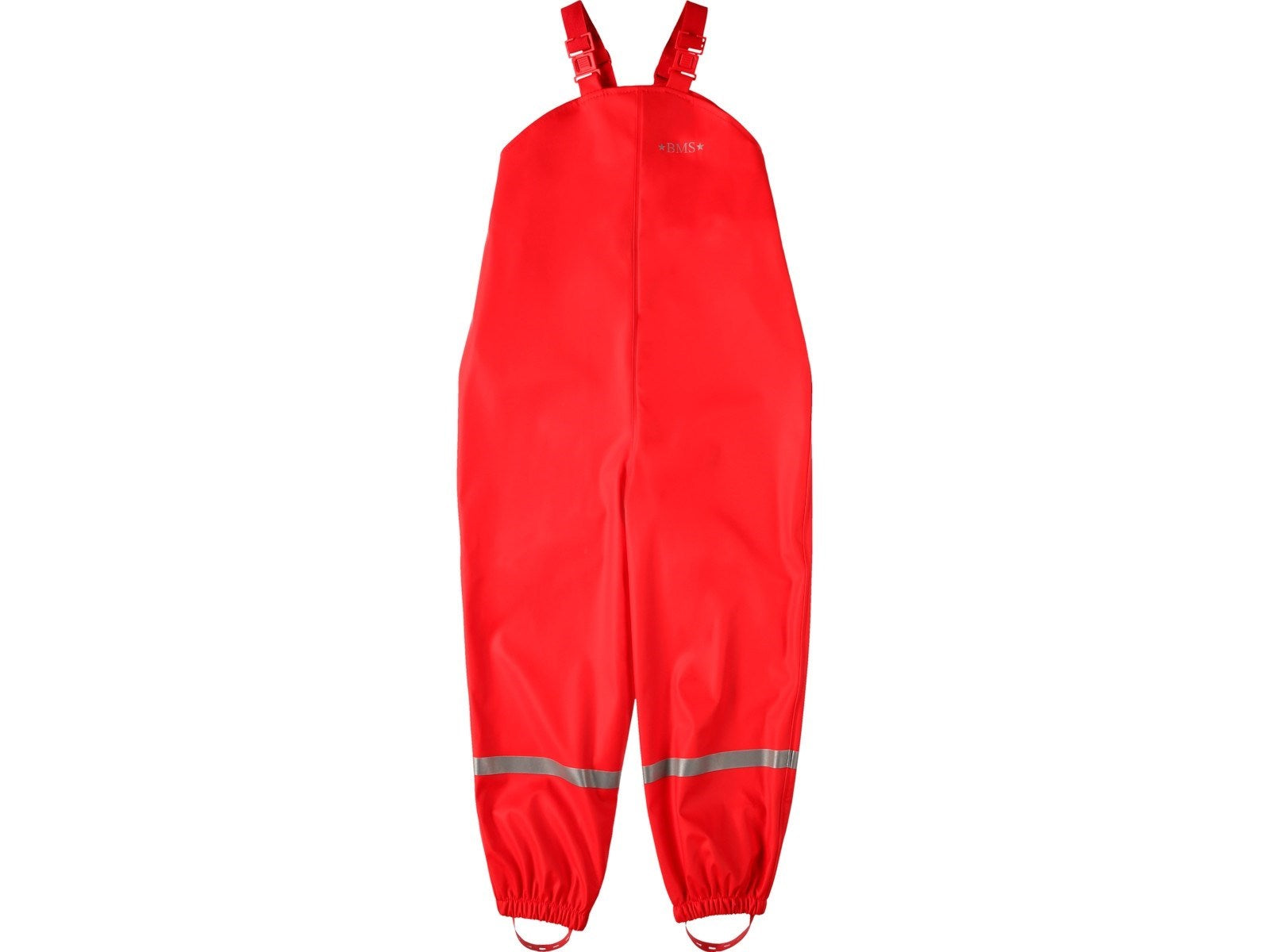 Matschhosen Regenkleidung Kleidung Buddellatzhose "Räuberwald" SoftSkin rot BMS Front Image Last Season