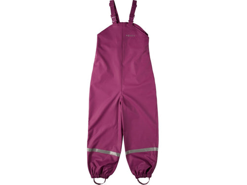 Matschhosen Regenkleidung Kleidung Buddellatzhose "Räuberwald" SoftSkin purple BMS Front Image Last Season