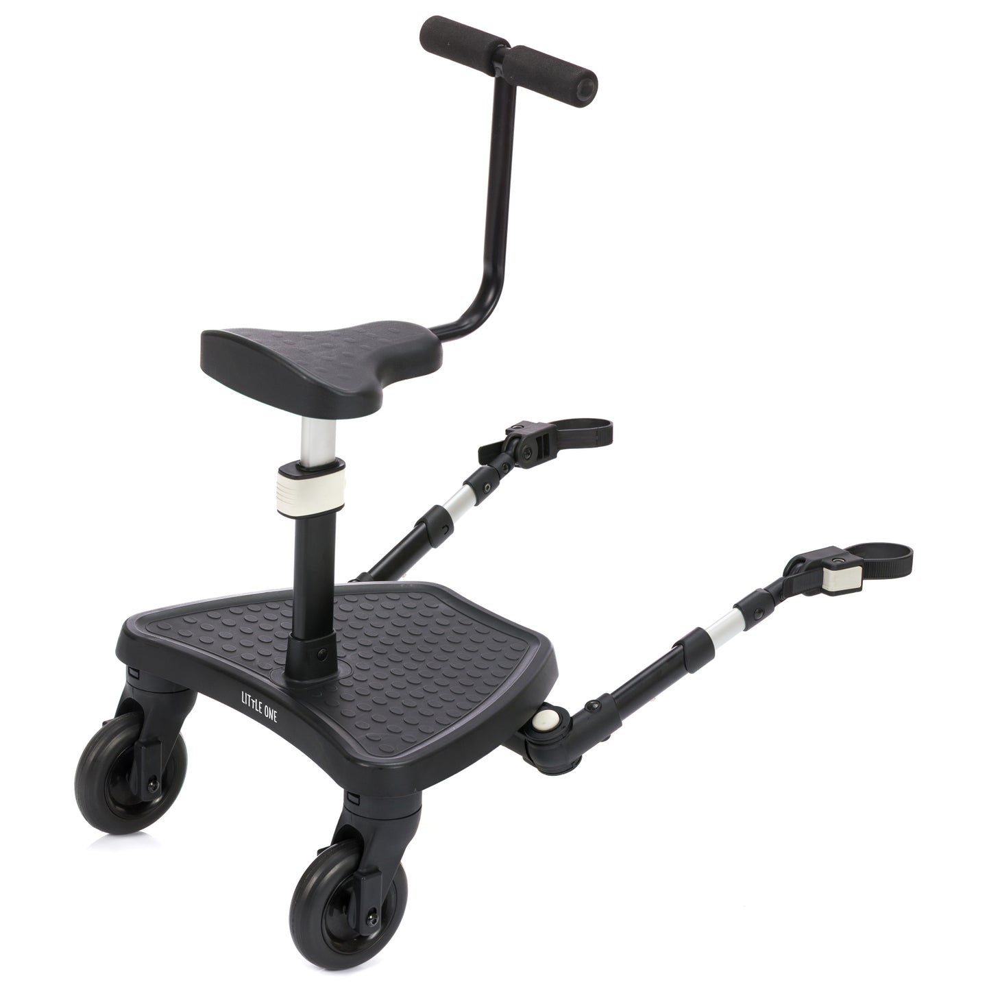 Kinderwagen Zubehör Kinderwagen & Zubehör Unterwegs LO Buggy Board mit Sitz black 26 Little one Front Image Open Box