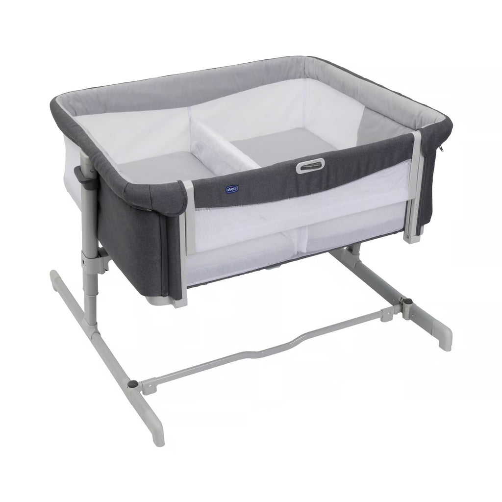 Chicco  Beistellbett NEXT2ME Twins Magnet Grey