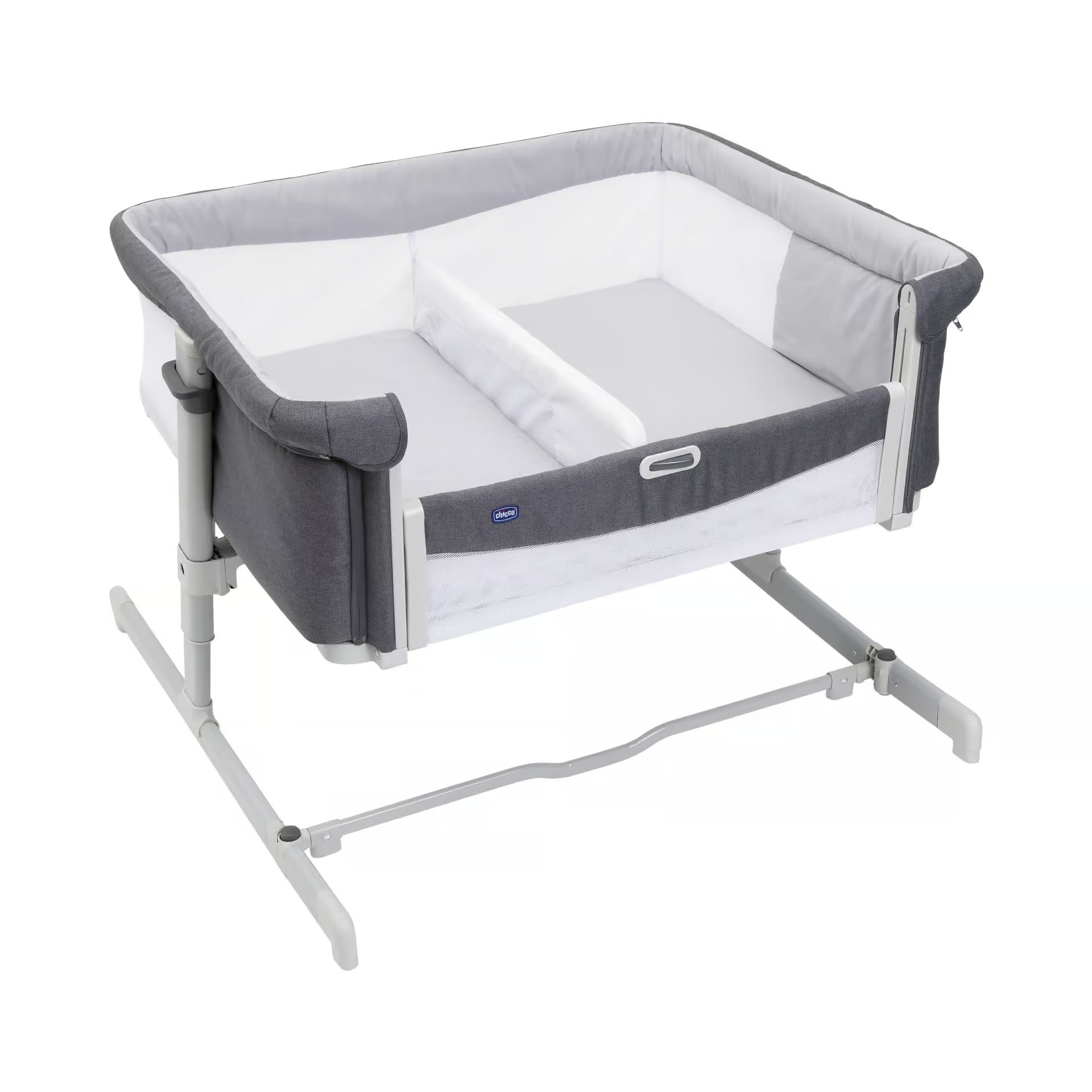Chicco  Beistellbett NEXT2ME Twins Magnet Grey