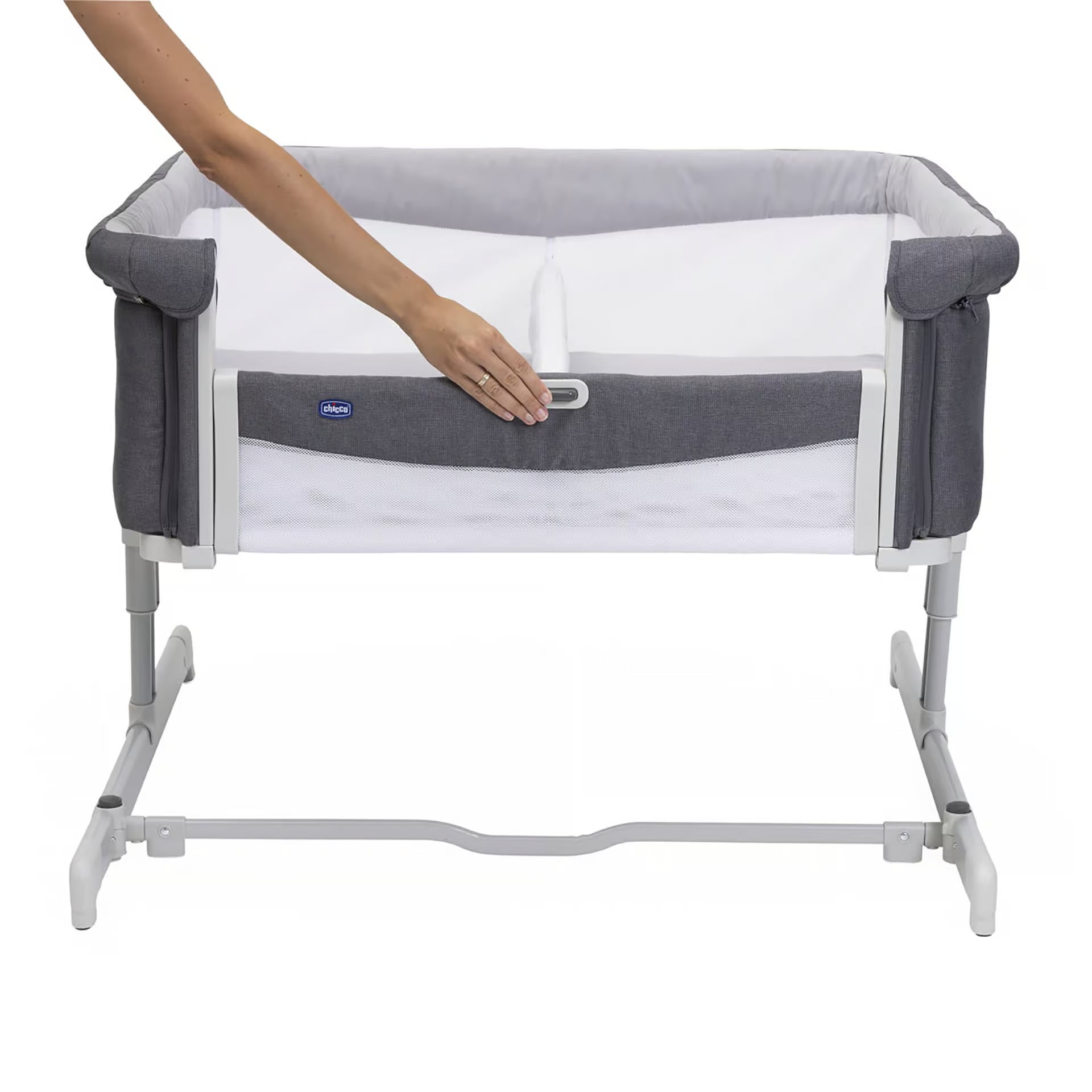 Chicco  Beistellbett NEXT2ME Twins Magnet Grey