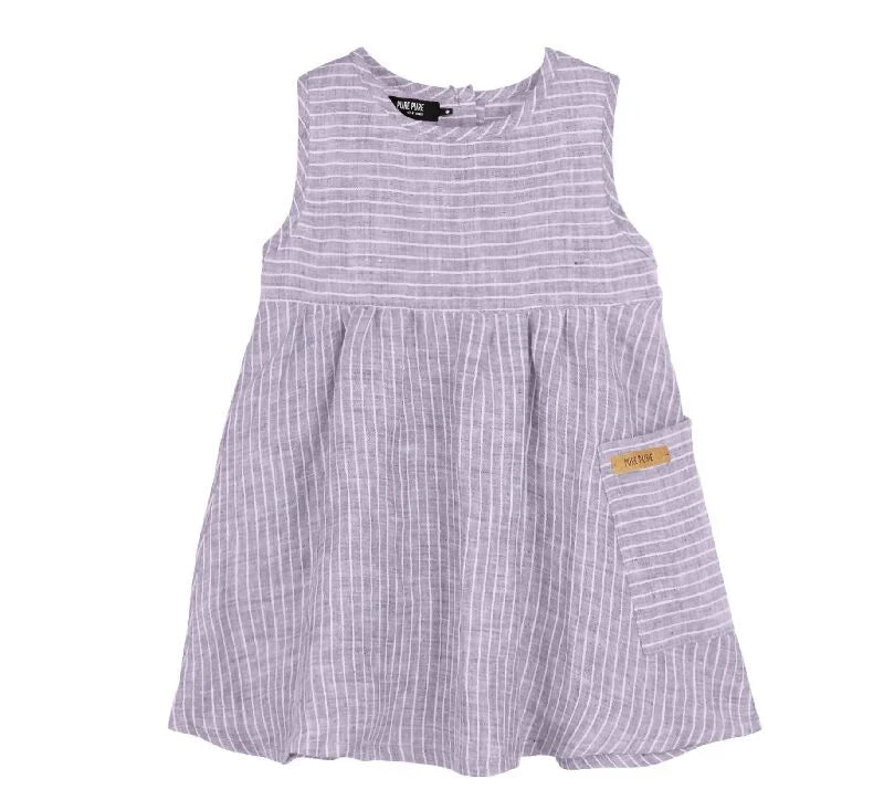 Pure Pure by BAUER Leinen kleid 80 | 12m