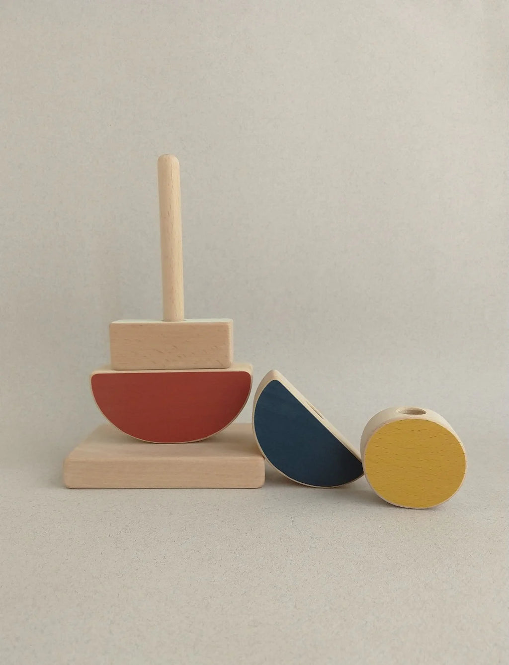 The Wandering Workshop landscape stacking toy Holzspielzeug Stapeln