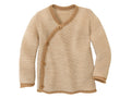 Strickjacken Strickpullover & Strickjacken Kleidung Baby-Jacke melange-karamell-natur Disana Front Image Last Season