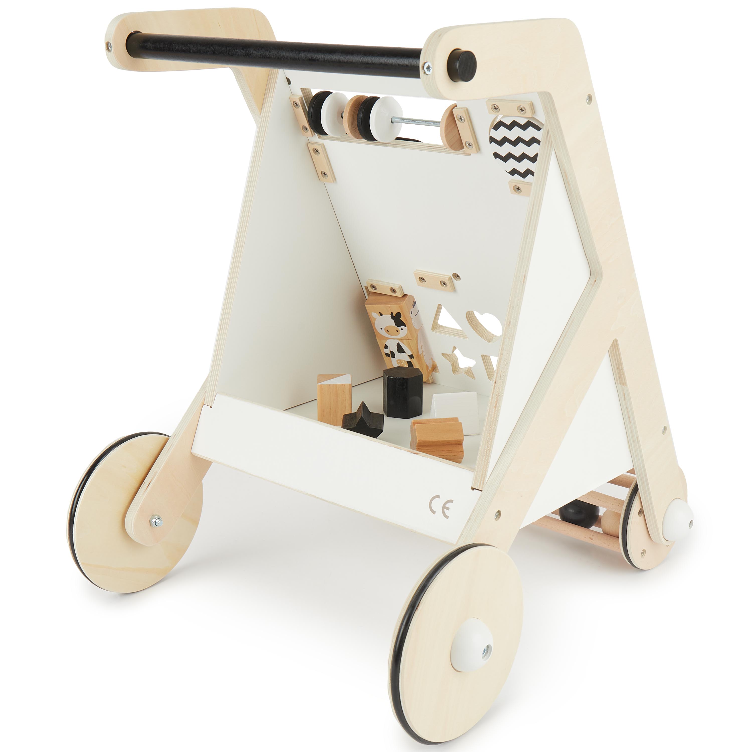 Bieco Lauflernwagen Black&White Onesize