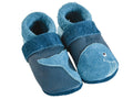 Lederpuschen Krabbelschuhe Schuhe Pantolinos Lederpuschen "großer Wal" Pantolinos Front Image Last Season