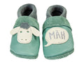 Lederpuschen Krabbelschuhe Schuhe Pantolinos Lederpuschen "Schaf" distel-grau Pantolinos Front Image Last Season