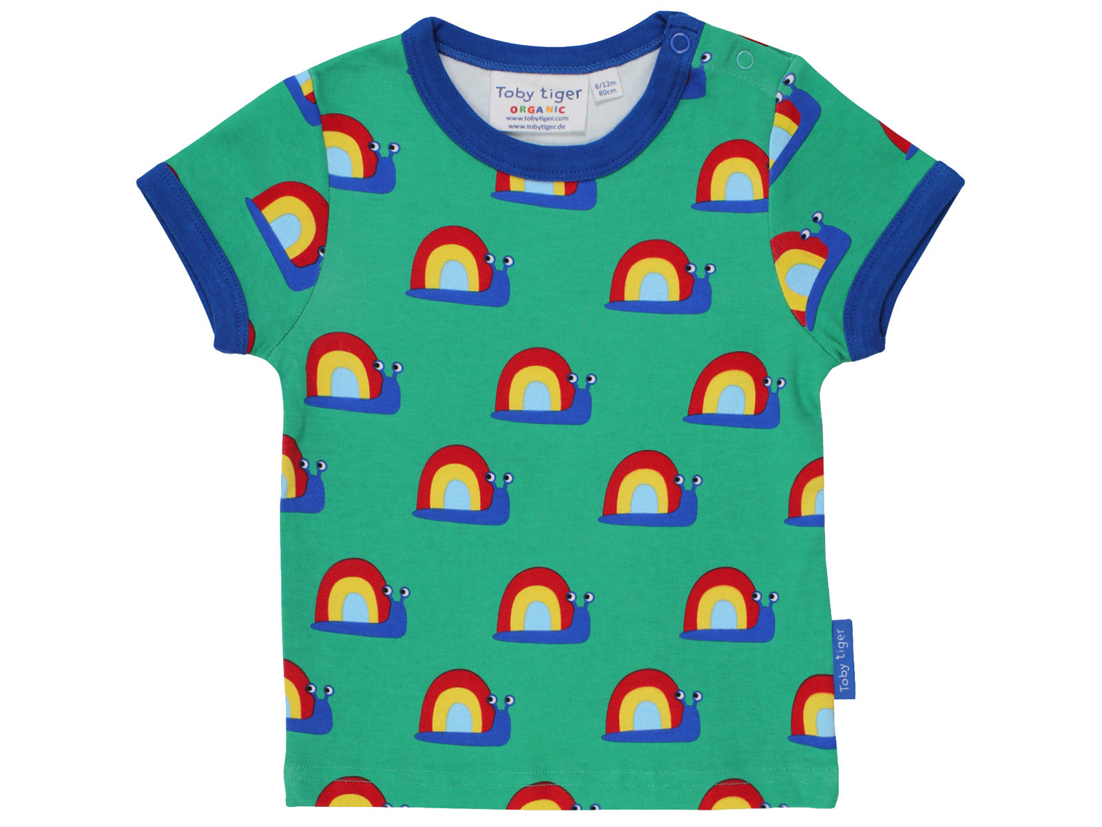 T-Shirts T-Shirts & Tops Kleidung Baby und Kinder T-Shirt Schnecke Toby Tiger Front Image Last Season