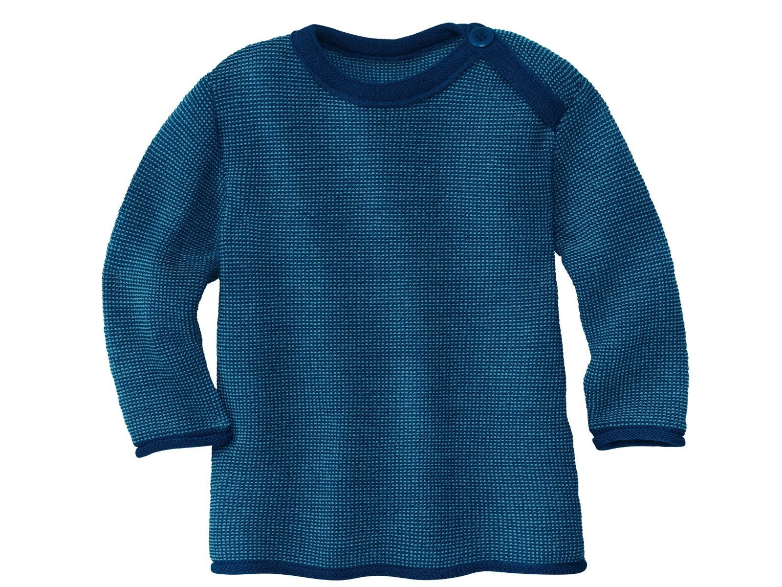 Pullover Pullover & Strickjacken Kleidung Pullover melange-marine-lagoon* Disana Front Image Last Season