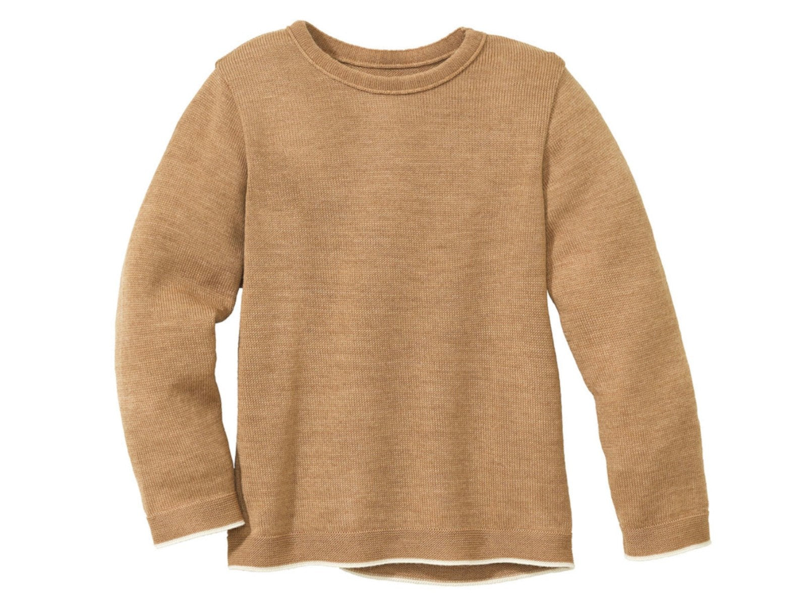 Strickpullover Strickpullover & Strickjacken Kleidung Kinder Strickpullover karamell* Disana Front Image Last Season