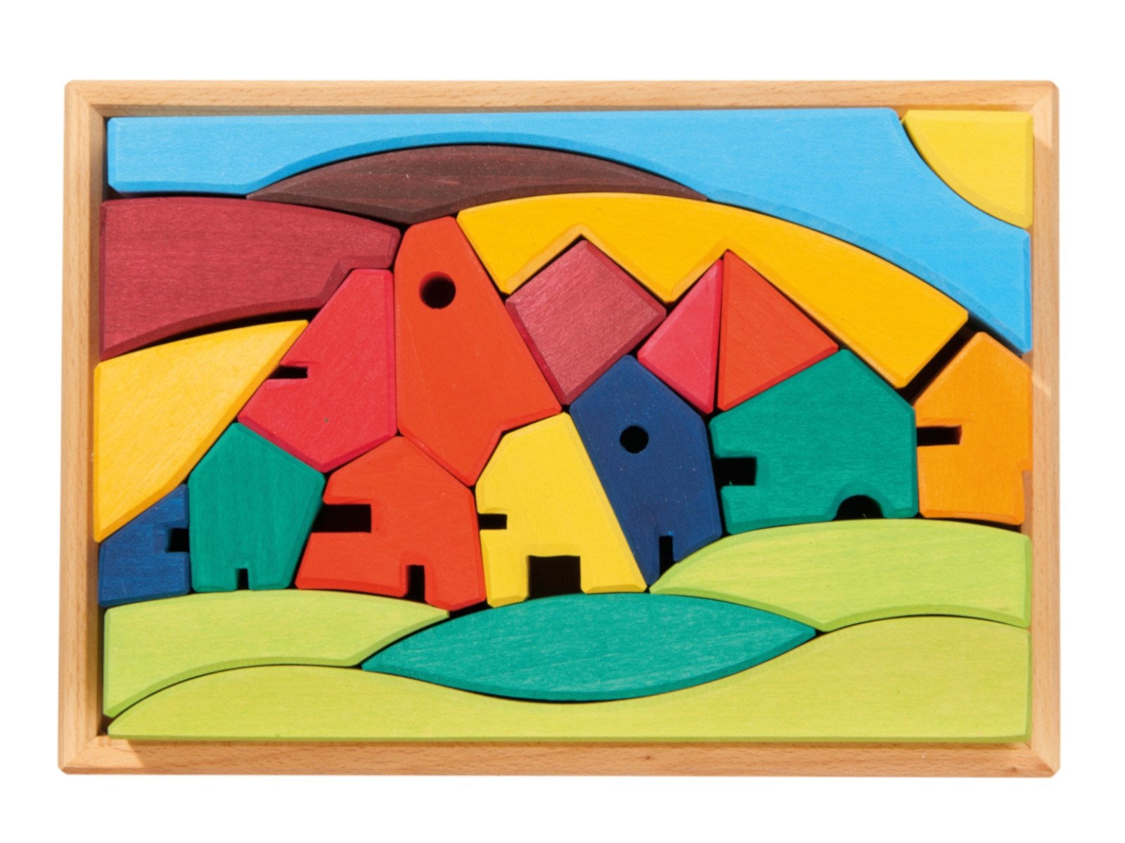 Bauklötze "Fantasie-Landschaft" Dusyma Kindergartenbedarf Front Image Last Season