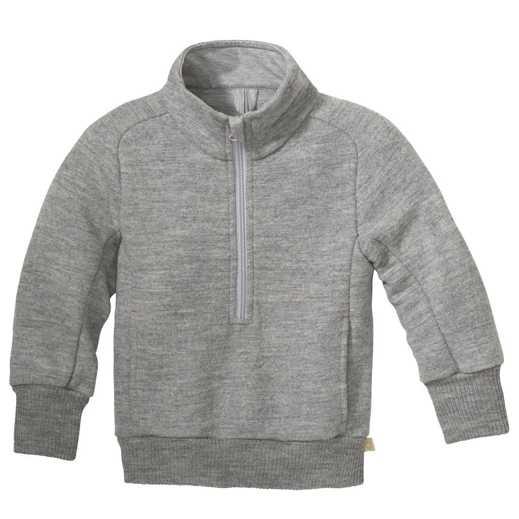 Pullover Pullover & Strickjacken Kleidung Kinder Troyer hellgrau* Disana Front Image Last Season