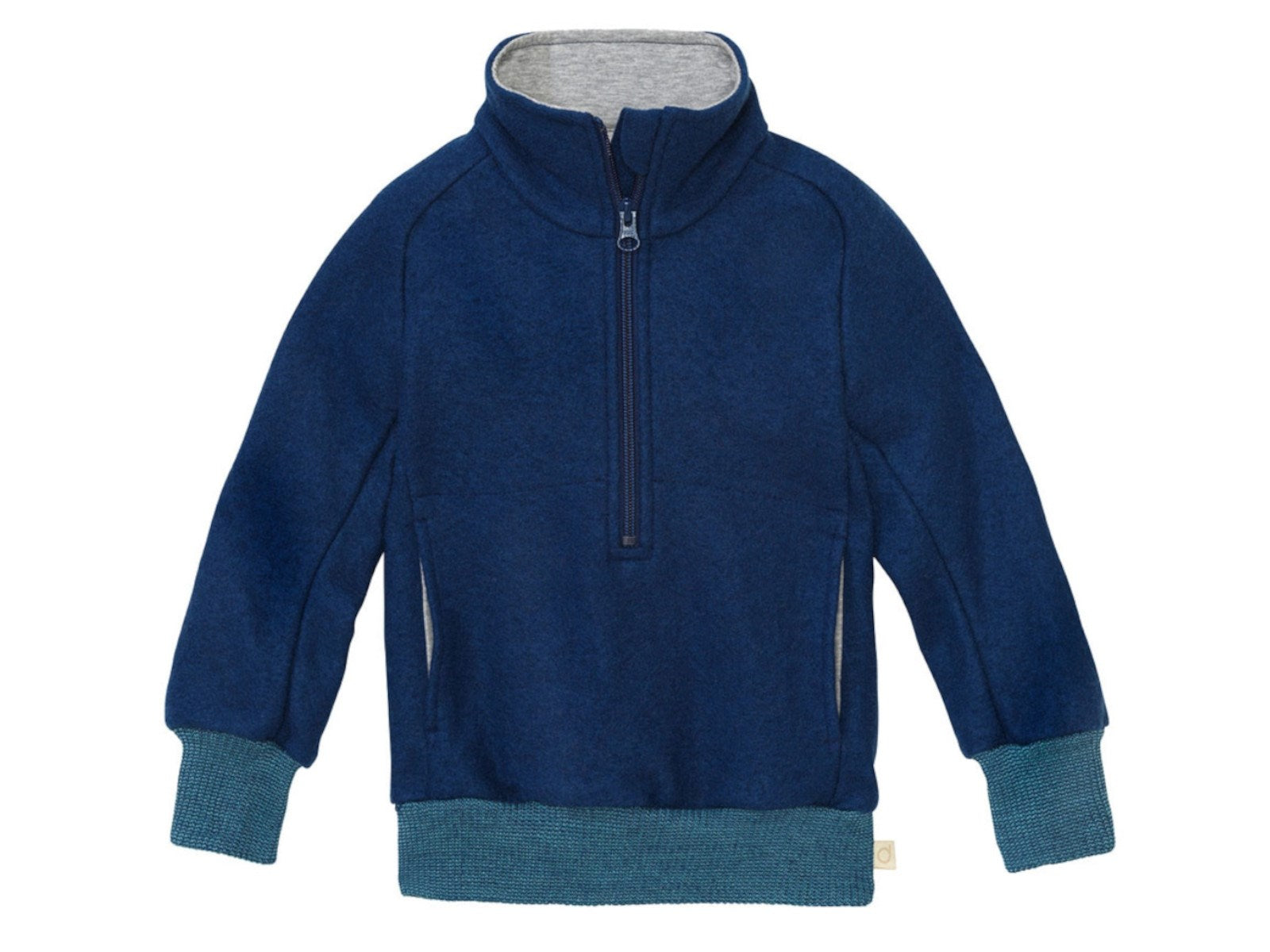 Pullover Pullover & Strickjacken Kleidung Kinder Troyer marine* Disana Front Image Last Season