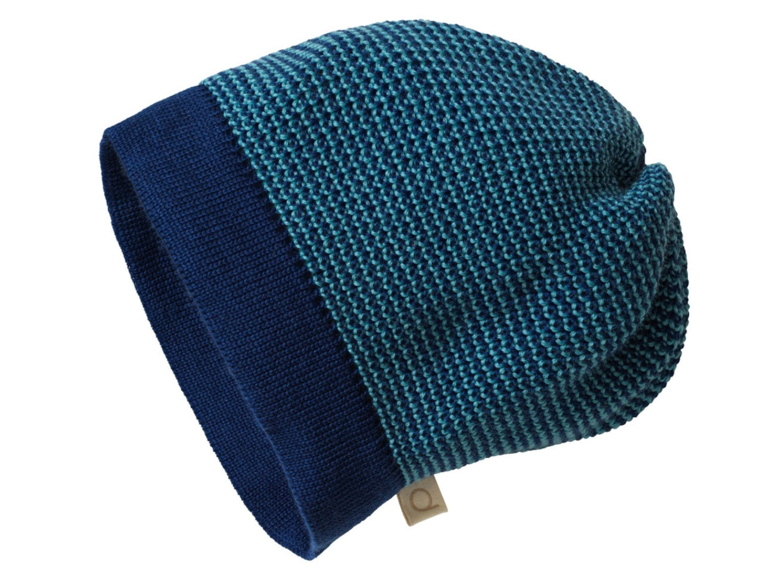 Mützen Hüte & Mützen Accessoires Beanie melange-marine-lagoon* Disana Front Image Last Season