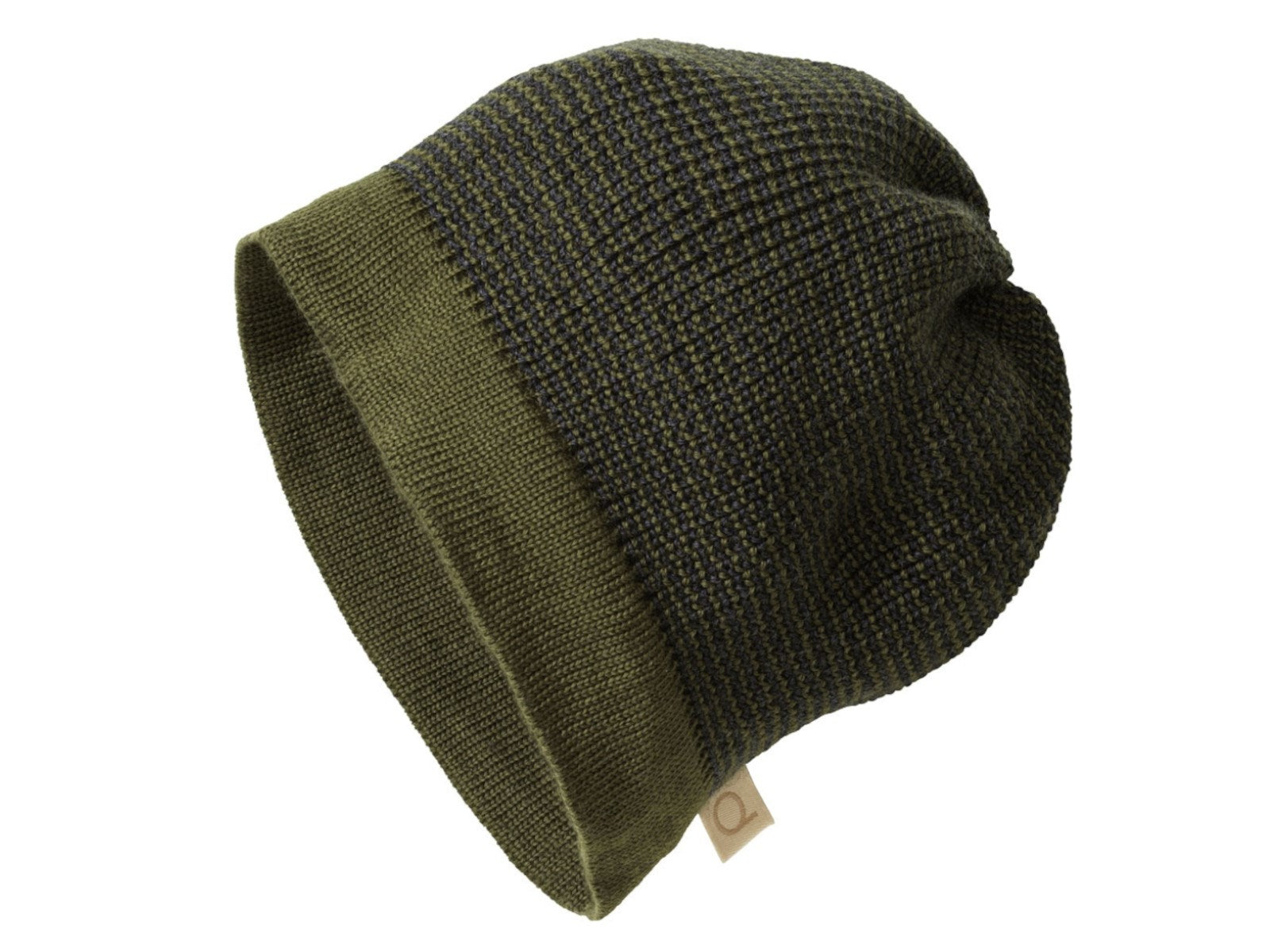 Mützen Hüte & Mützen Accessoires Beanie melange-olive-anthrazit* Disana Front Image Last Season