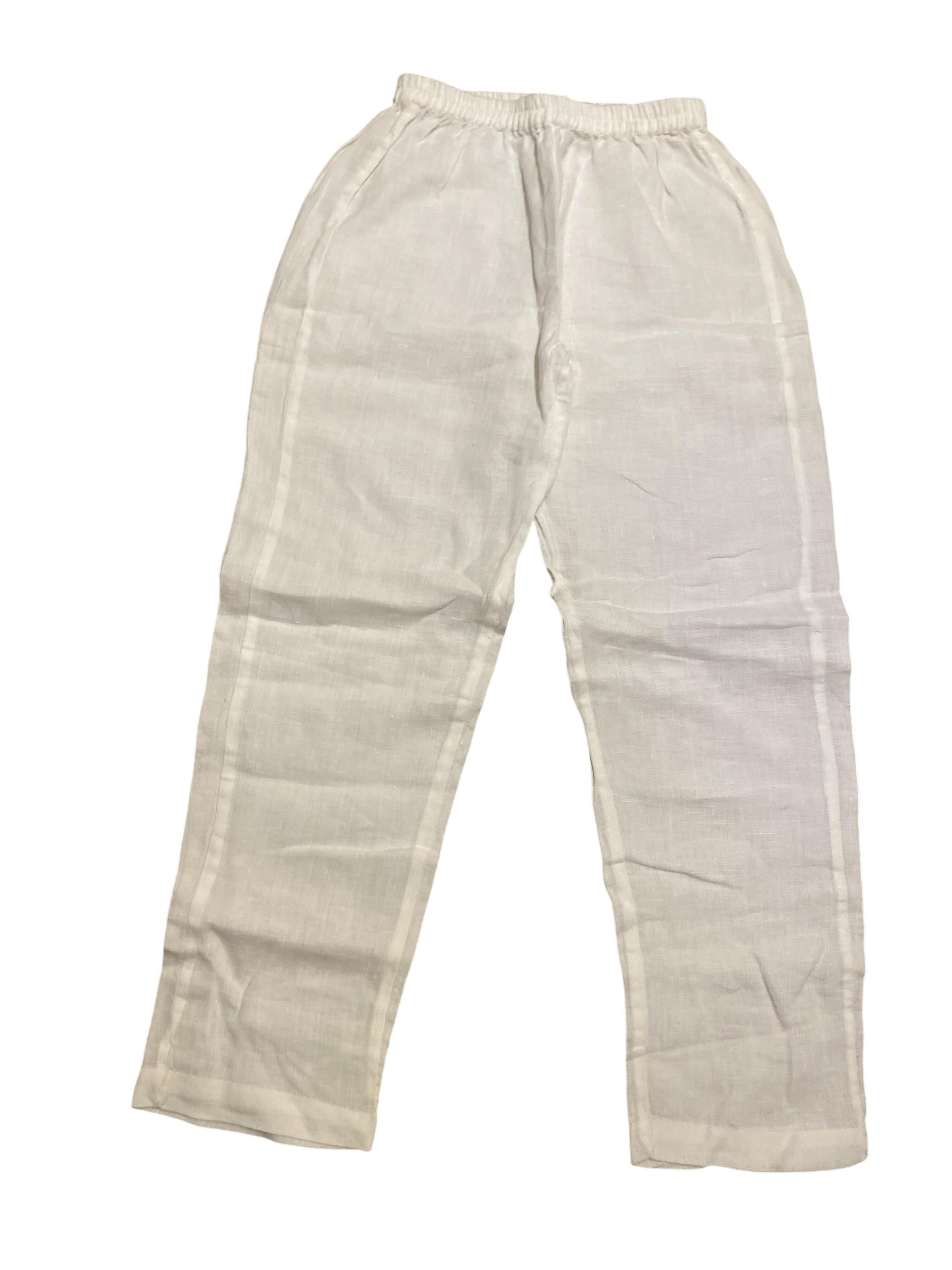 Stoffhosen Hosen & Jeans Kleidung Leinen Hose Gumdrops Front Image Second Hand