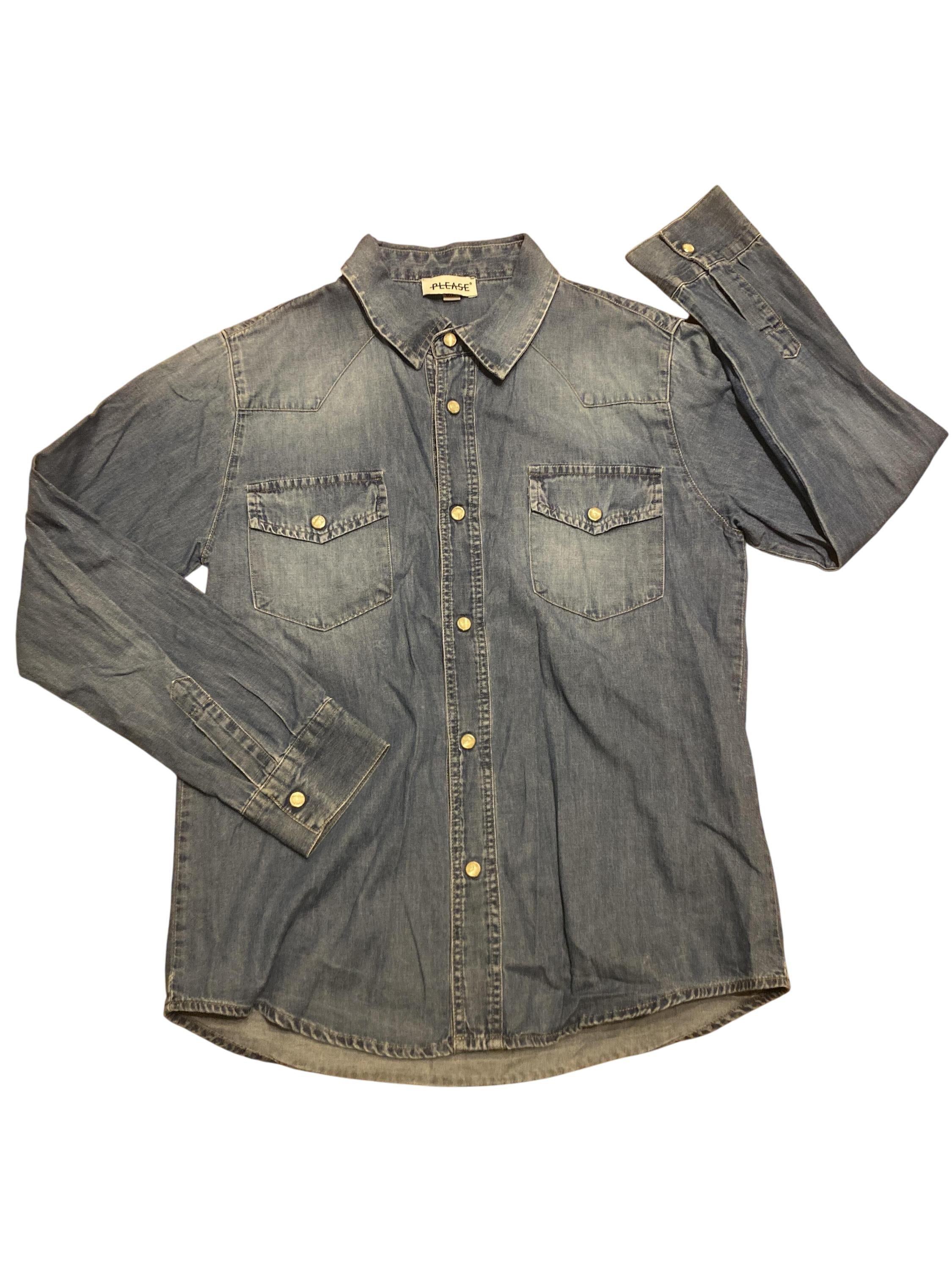 Blusen Hemden & Blusen Kleidung Hemd Please Front Image Second Hand