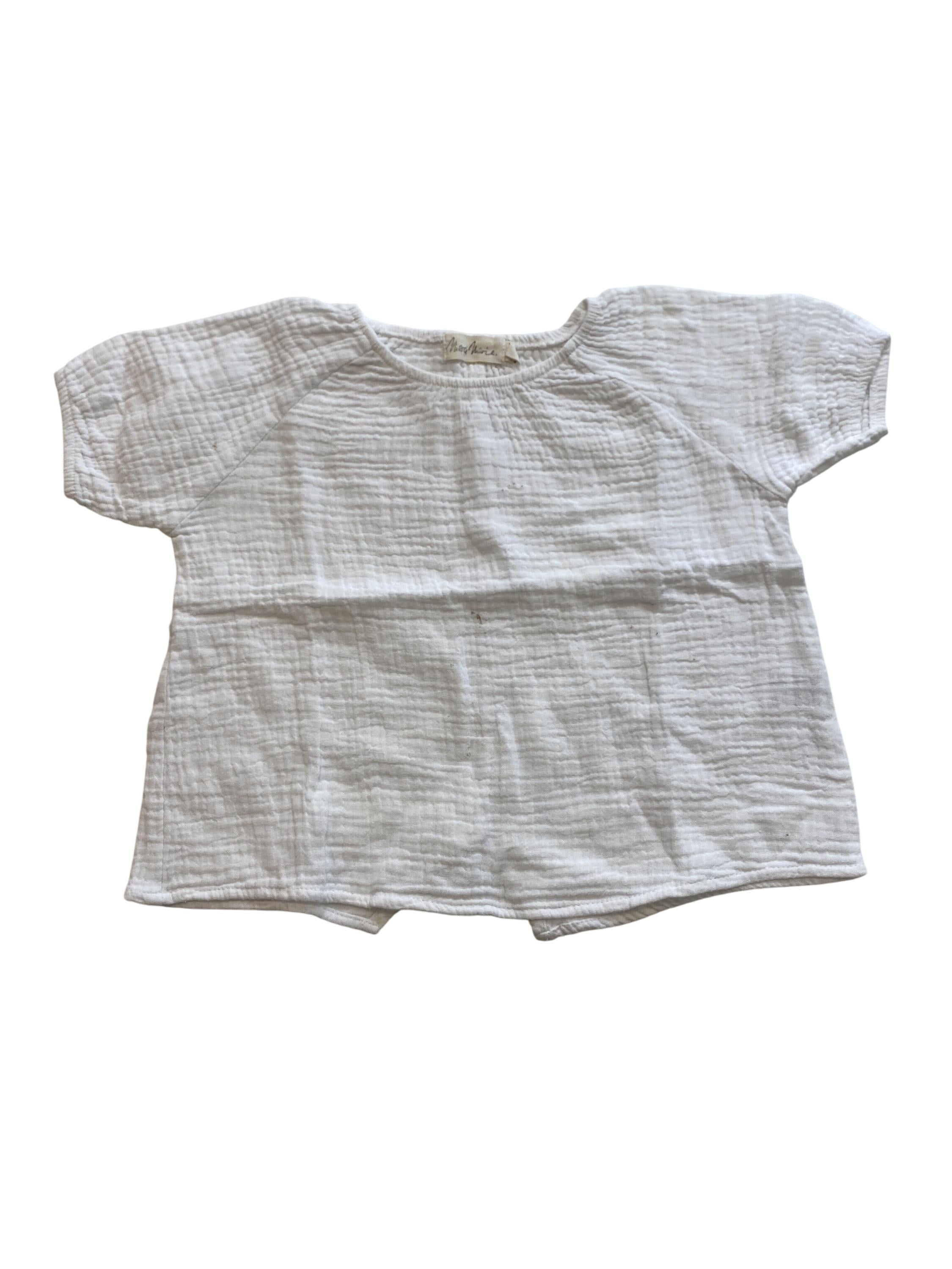 Blusen Hemden & Blusen Kleidung Muselin Top Merci Marie Front Image Second Hand