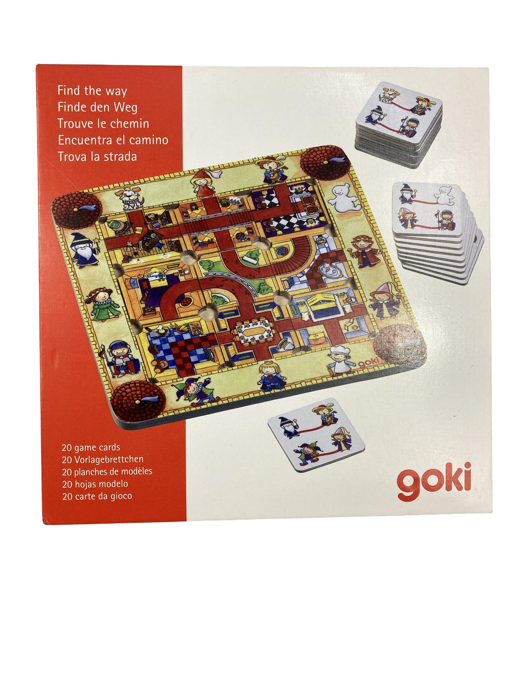 Brettspiele Brett- / Gesellschaftsspiele Spielen & Lernen Goki Legespiel Finde den Weg Goki Front Image Second Hand